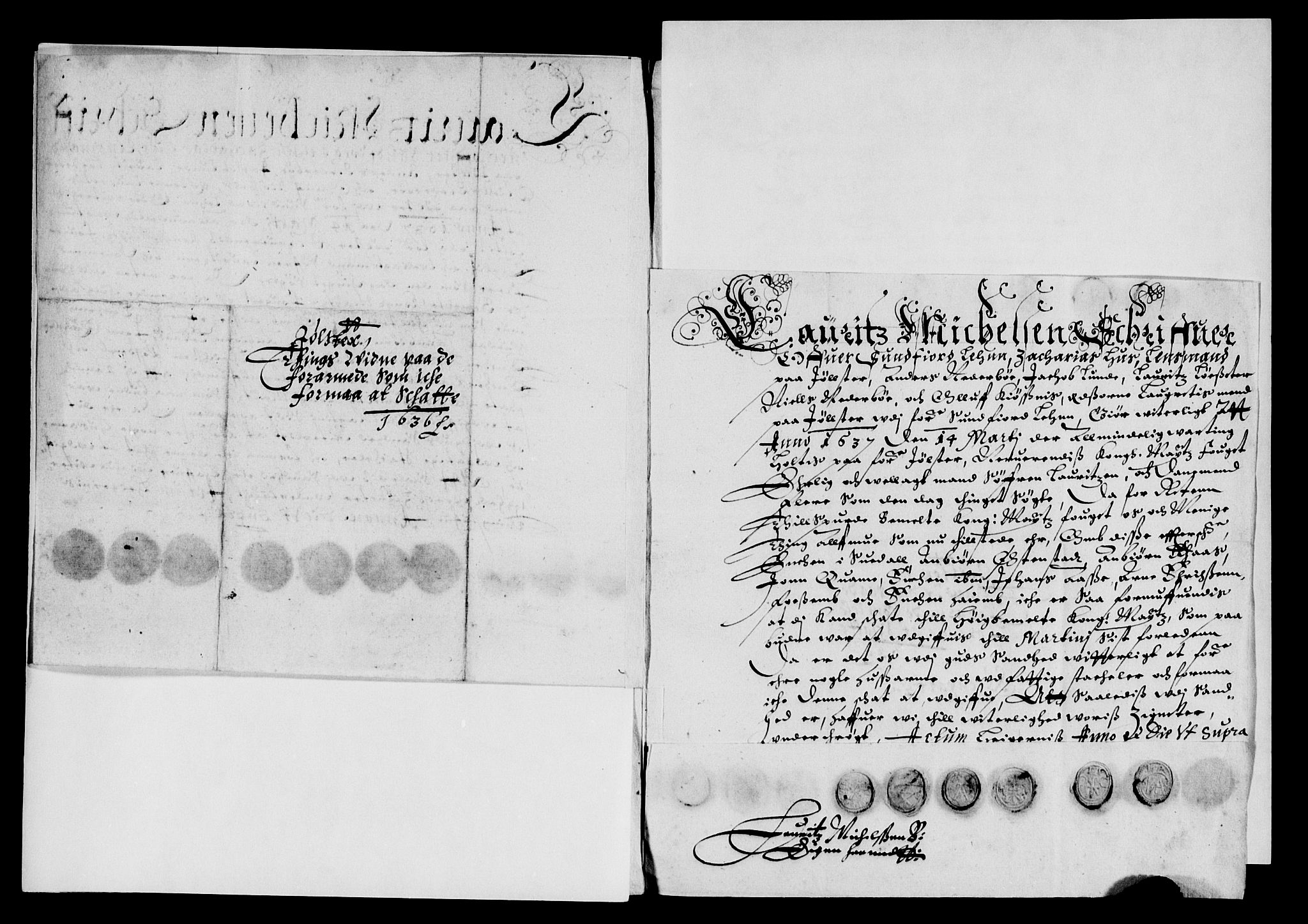 Rentekammeret inntil 1814, Reviderte regnskaper, Lensregnskaper, RA/EA-5023/R/Rb/Rbt/L0074: Bergenhus len, 1636-1637