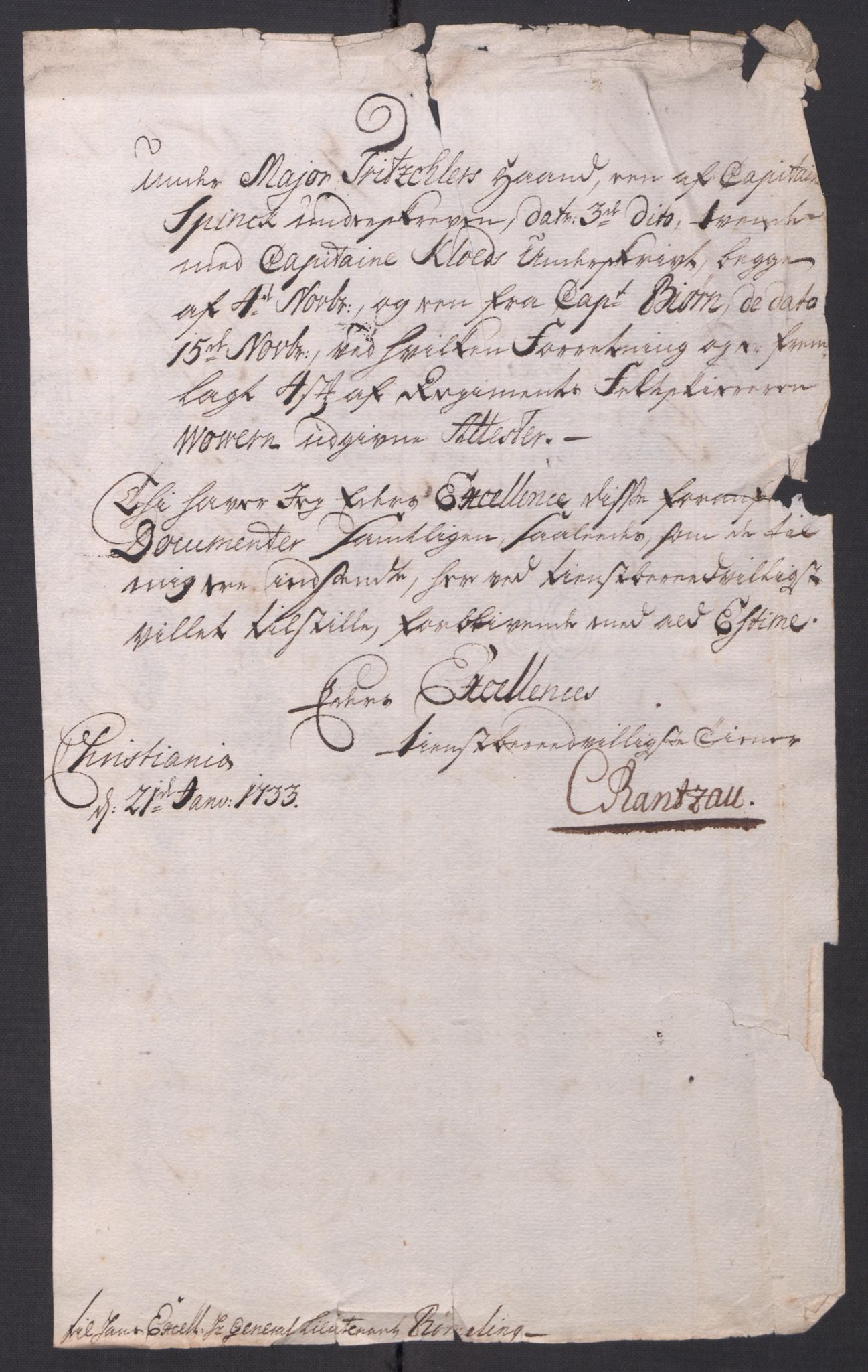 Kommanderende general (KG I) med Det norske krigsdirektorium, AV/RA-EA-5419/D/L0061: Stattholderens, stiftamtmenns og amtmenns brev, 1731-1740, s. 56