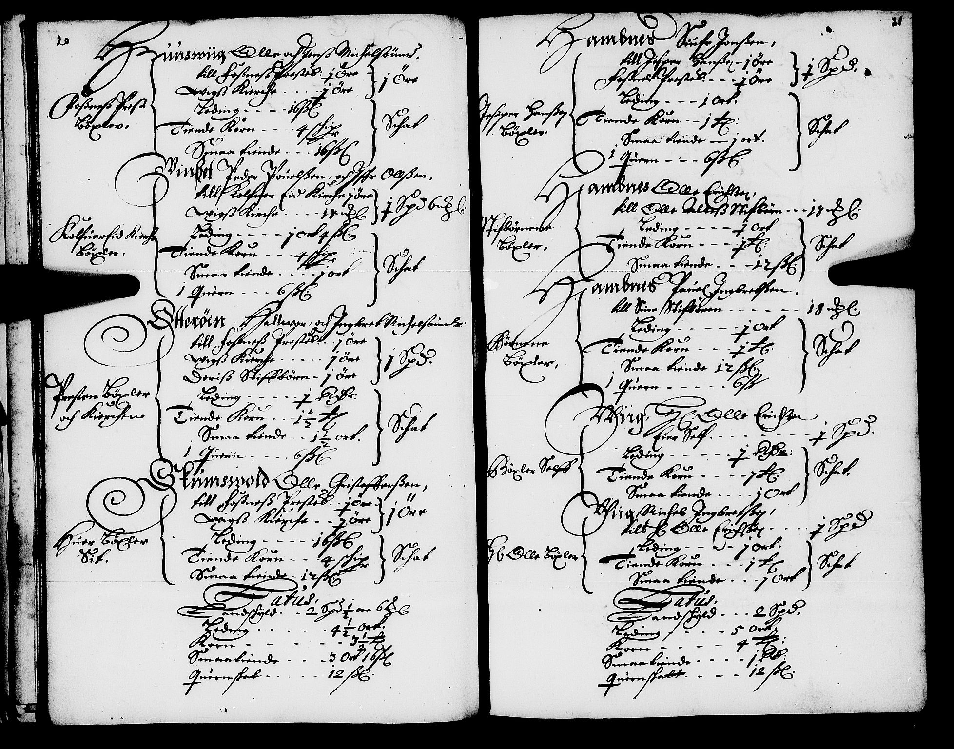 Rentekammeret inntil 1814, Realistisk ordnet avdeling, AV/RA-EA-4070/N/Nb/Nba/L0056: Namdalen len, 1669, s. 20-21
