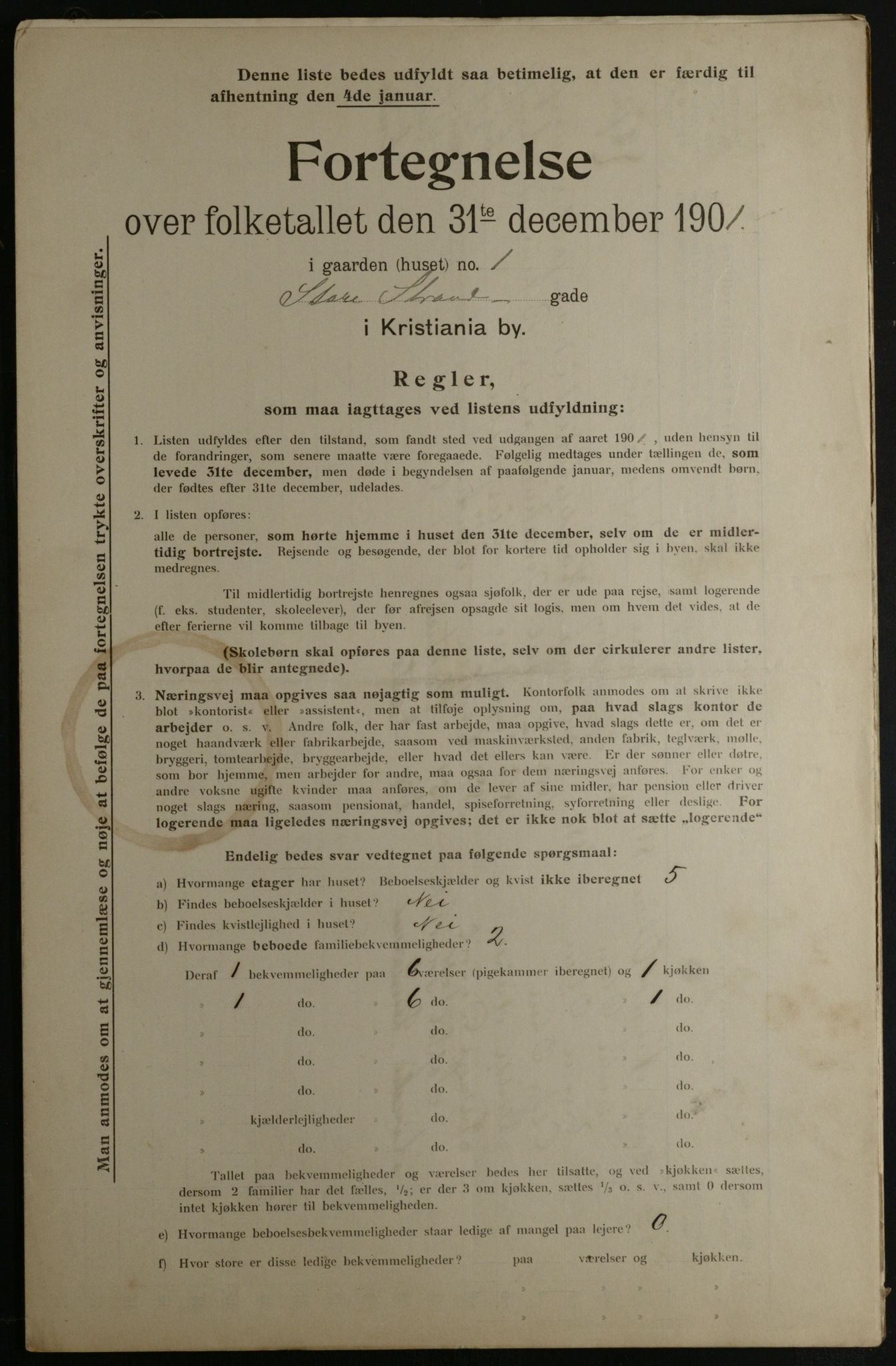 OBA, Kommunal folketelling 31.12.1901 for Kristiania kjøpstad, 1901, s. 15761