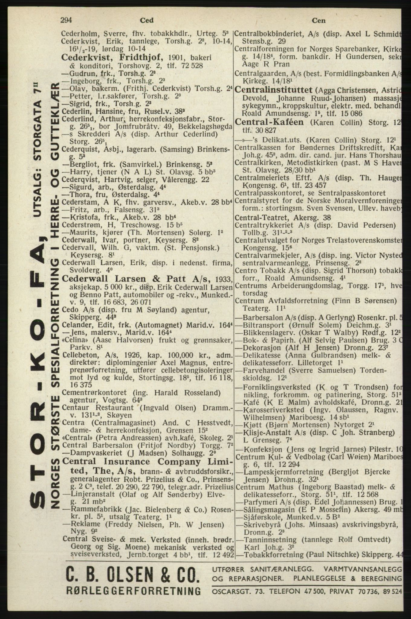 Kristiania/Oslo adressebok, PUBL/-, 1940, s. 312