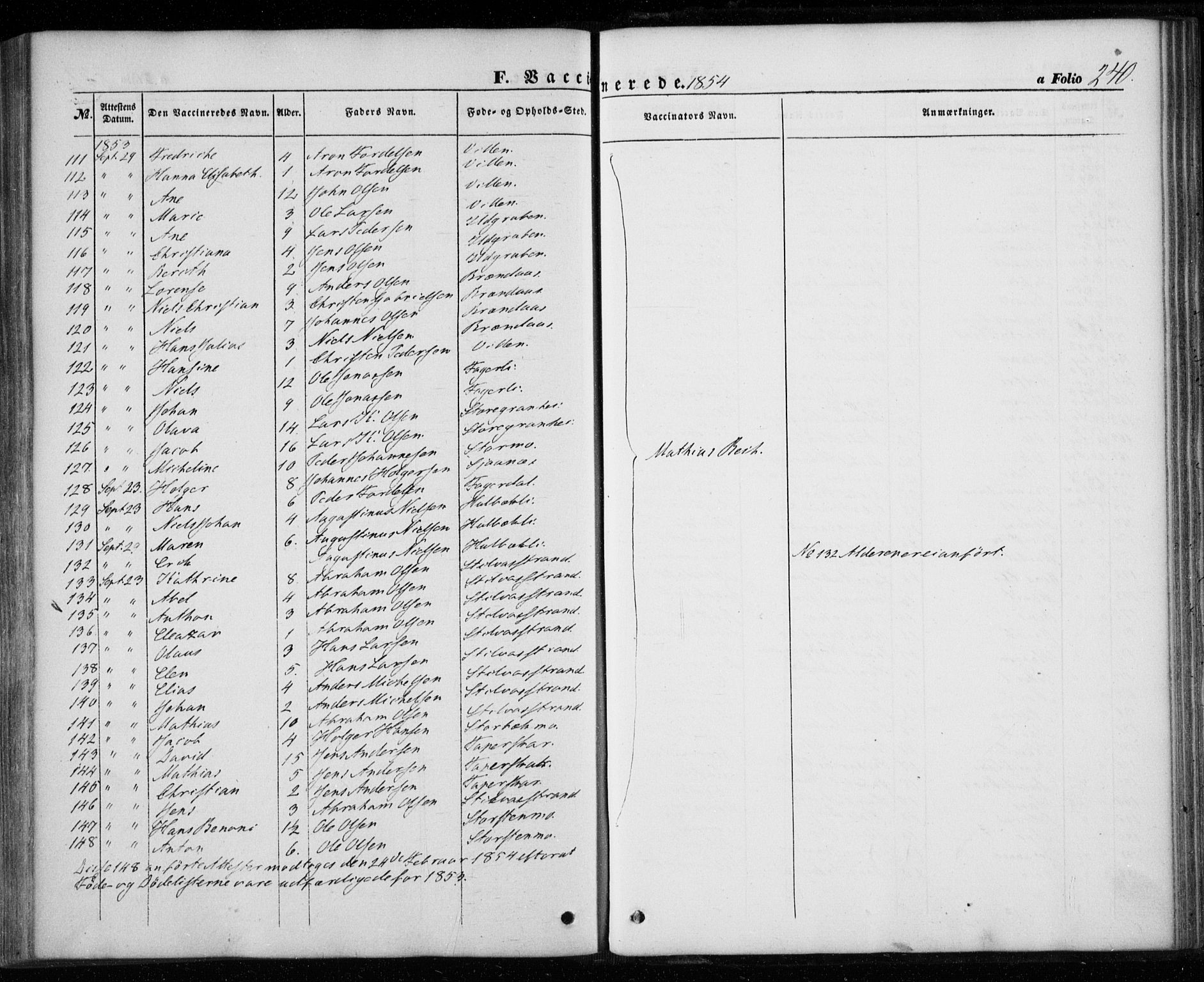 Ministerialprotokoller, klokkerbøker og fødselsregistre - Nordland, AV/SAT-A-1459/827/L0392: Ministerialbok nr. 827A04, 1853-1866, s. 240