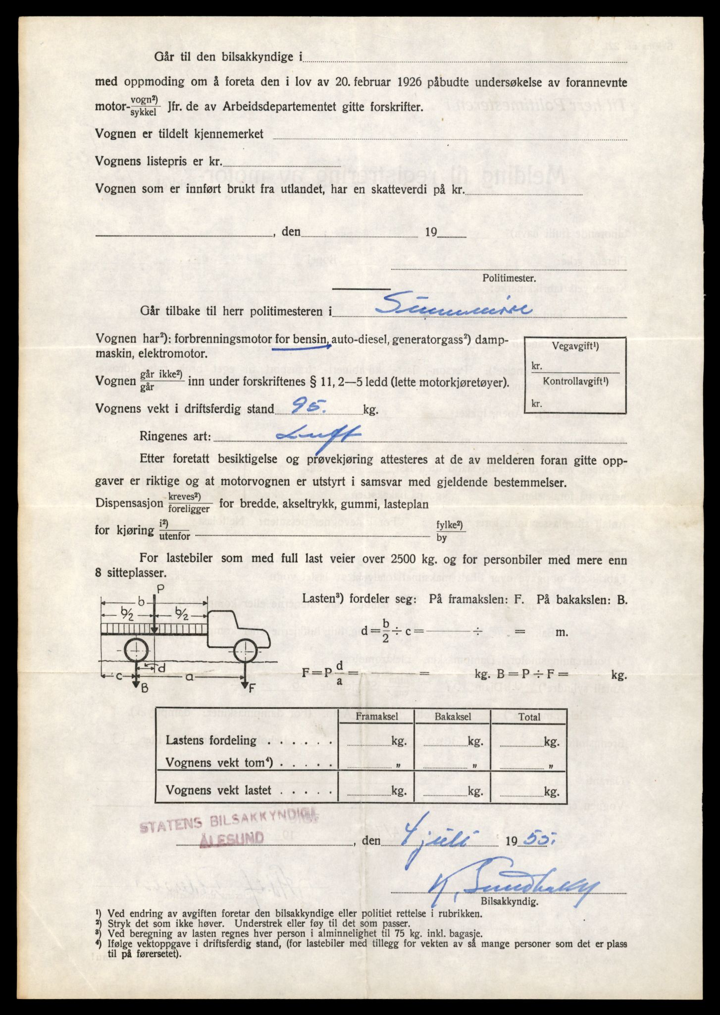 Møre og Romsdal vegkontor - Ålesund trafikkstasjon, AV/SAT-A-4099/F/Fe/L0039: Registreringskort for kjøretøy T 13361 - T 13530, 1927-1998, s. 530