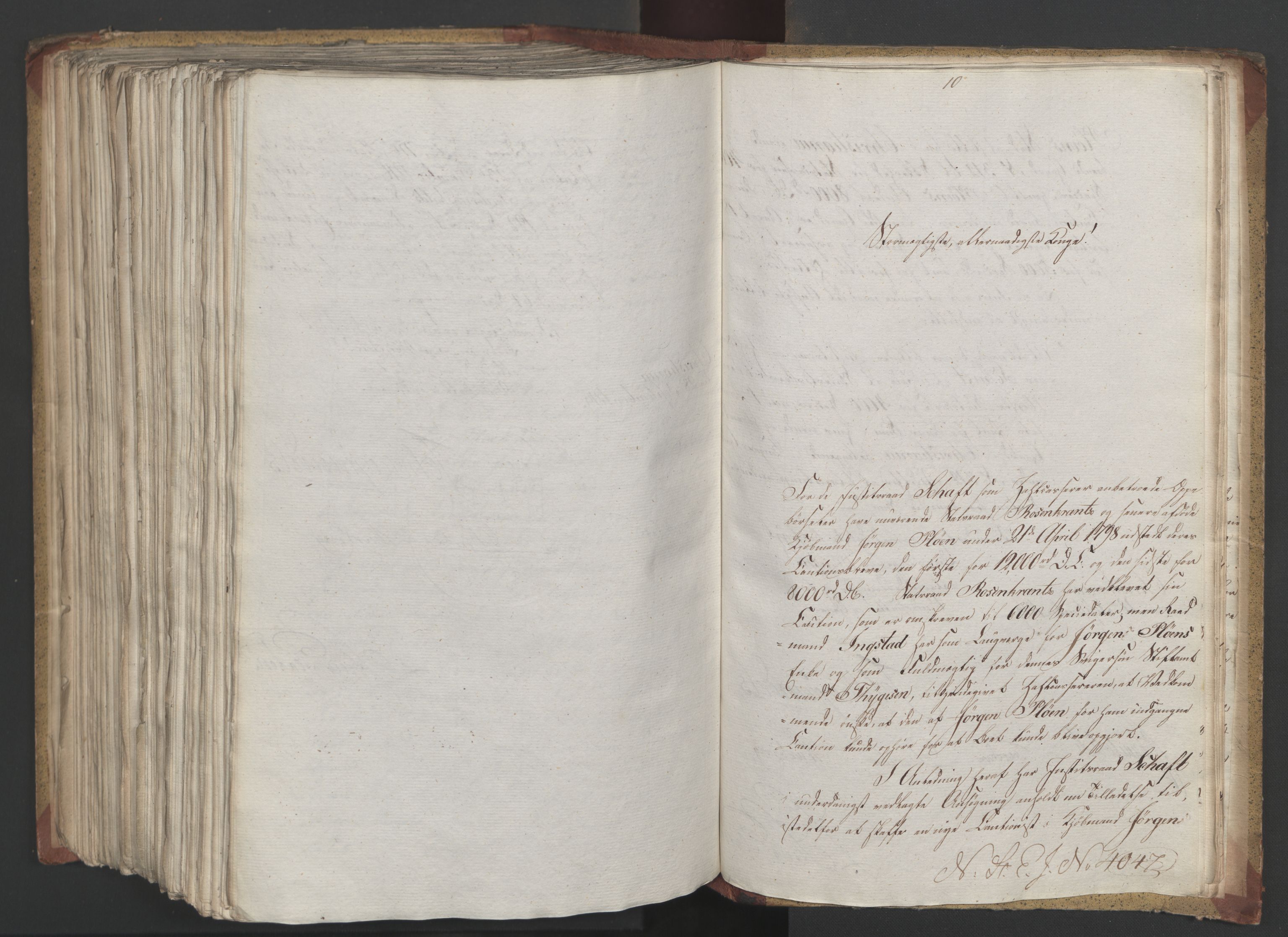 Statsrådsavdelingen i Stockholm, AV/RA-S-1003/D/Da/L0019: Regjeringsinnstillinger nr. 3856-4052, 1819, s. 472