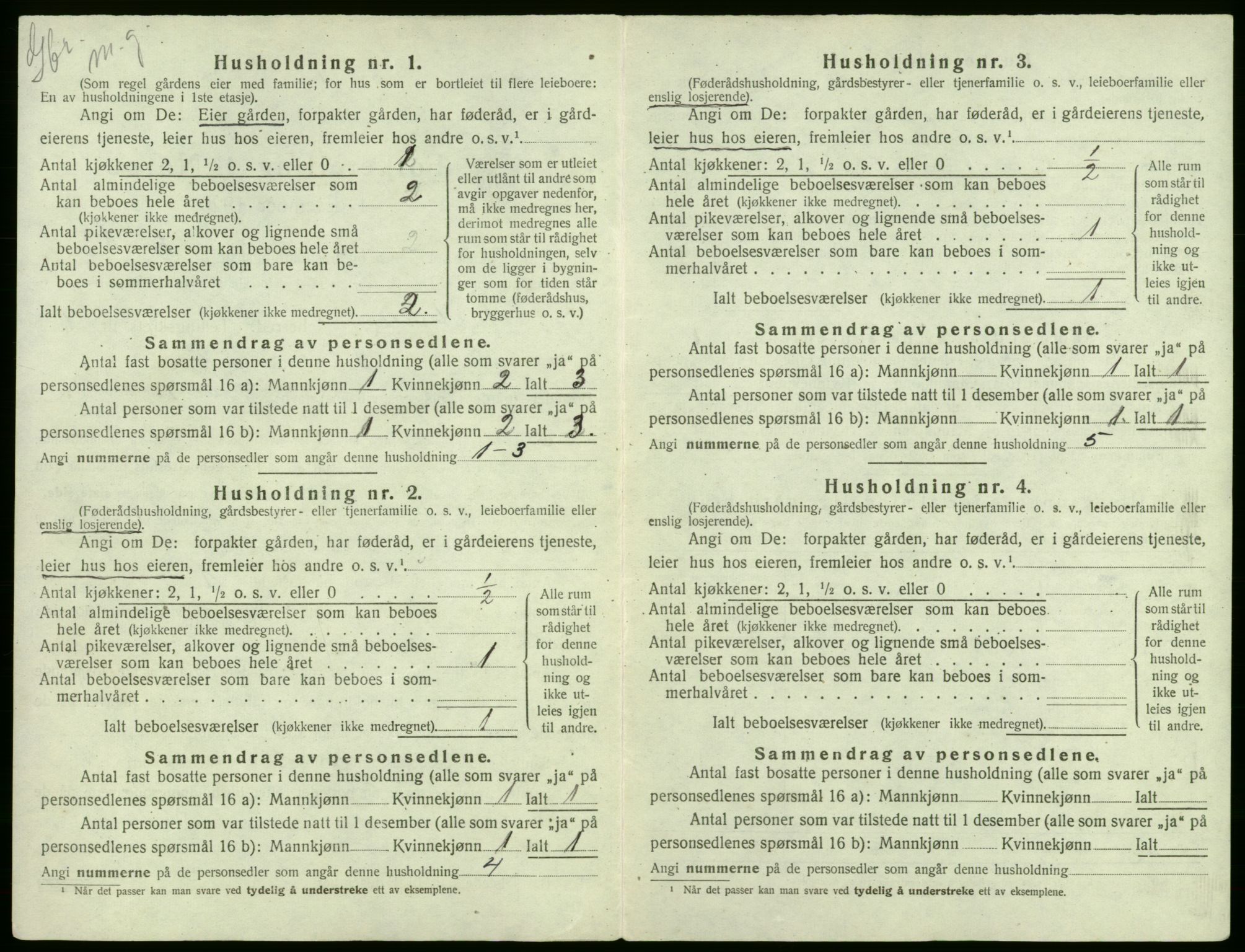 SAB, Folketelling 1920 for 1244 Austevoll herred, 1920, s. 48