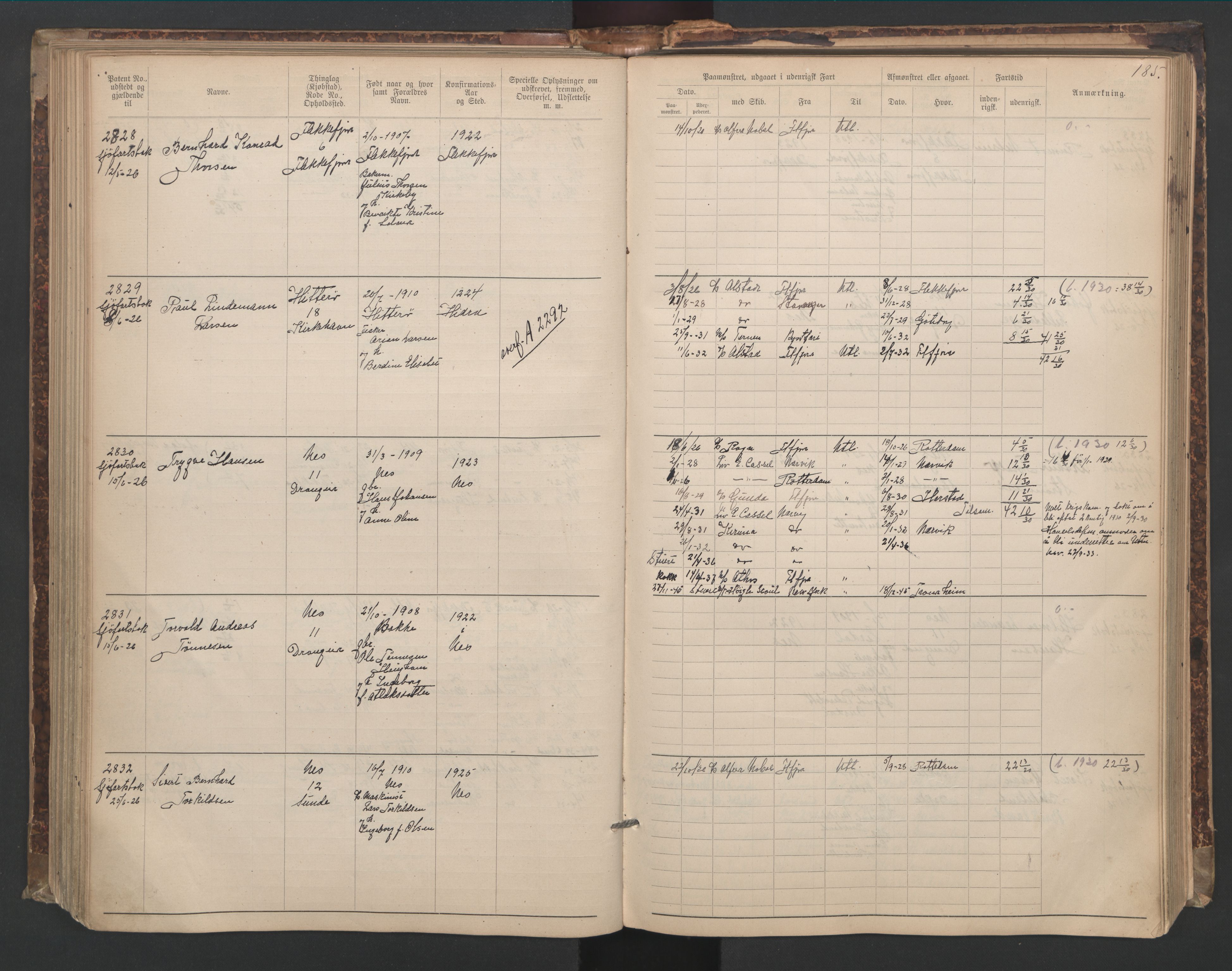 Flekkefjord mønstringskrets, AV/SAK-2031-0018/F/Fa/L0006: Annotasjonsrulle nr 1916-2964 med register, Æ-3, 1891-1948, s. 216