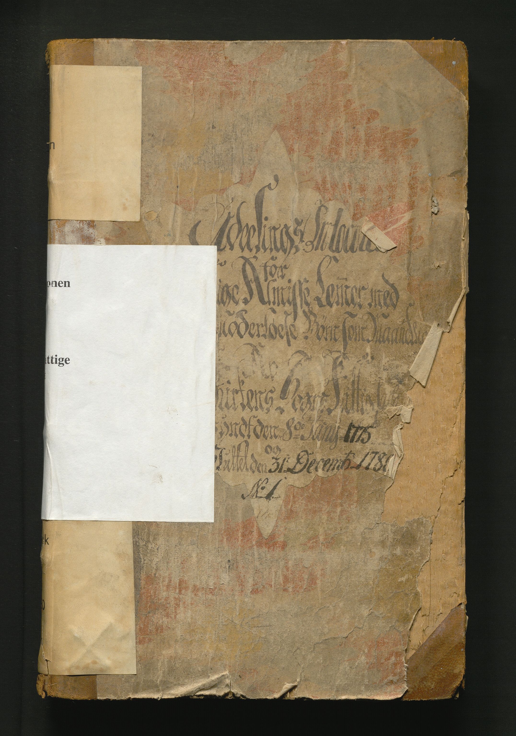 Overfattigkommisjonen i Bergen, AV/SAB-A-89001/F/L0005: Utdelingsbok for fattige i Nykirkesoknet, 1775-1780