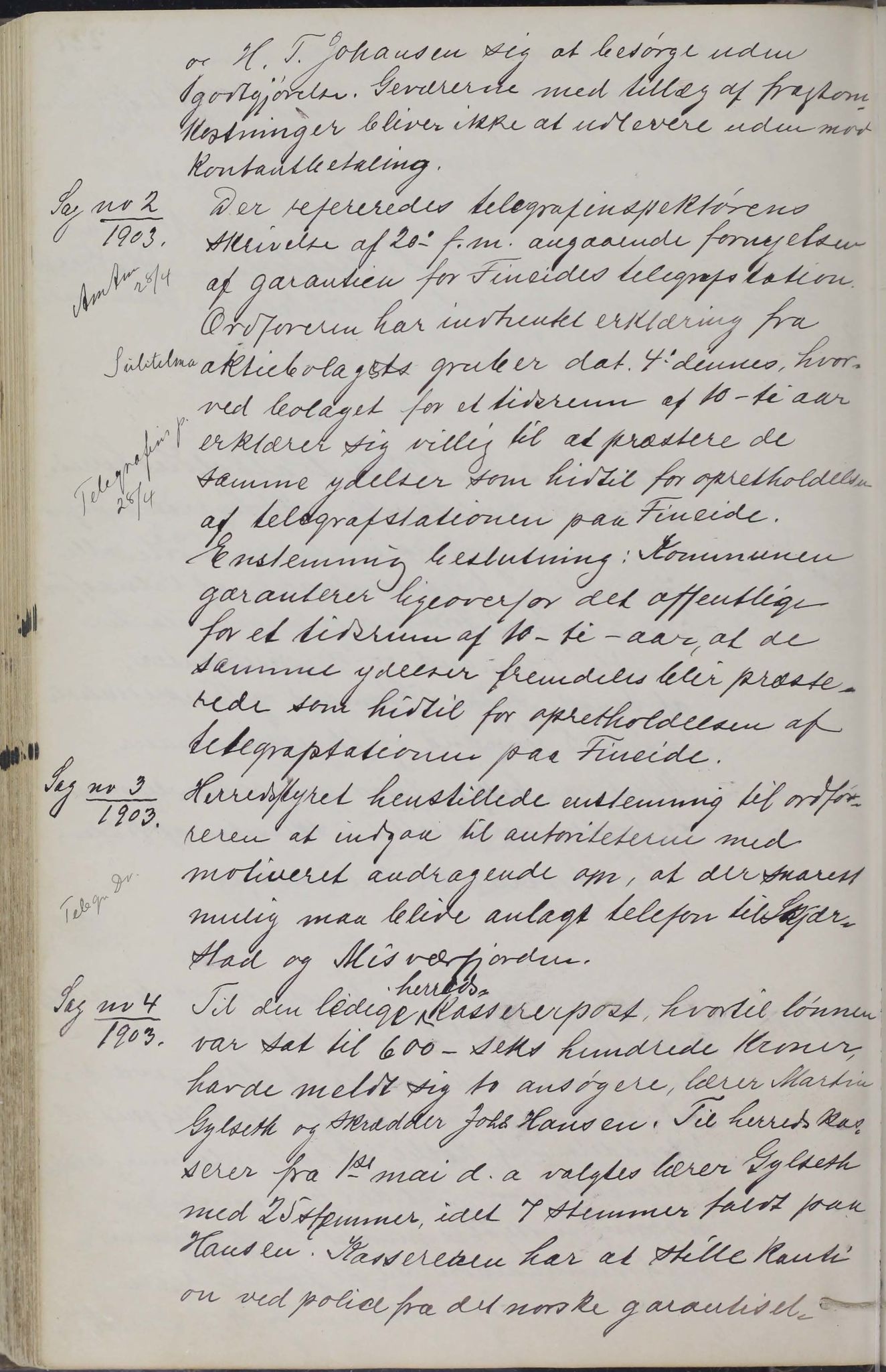 Skjerstad kommune. Formannskap, AIN/K-18421.150/100/L0003: Møtebok for Skjerstad formannskap, 1890-1905