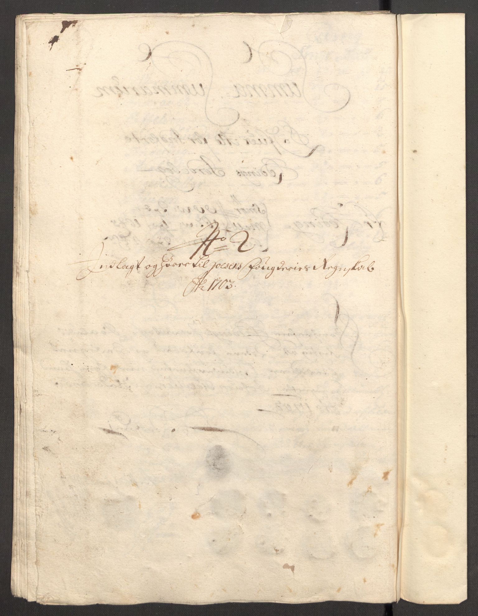 Rentekammeret inntil 1814, Reviderte regnskaper, Fogderegnskap, RA/EA-4092/R57/L3855: Fogderegnskap Fosen, 1702-1703, s. 234