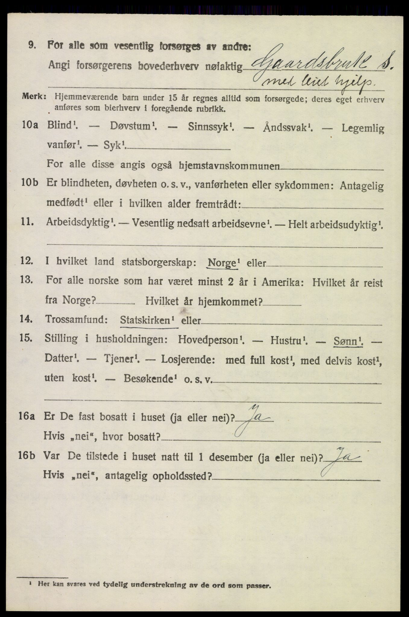 SAH, Folketelling 1920 for 0437 Tynset herred, 1920, s. 7491