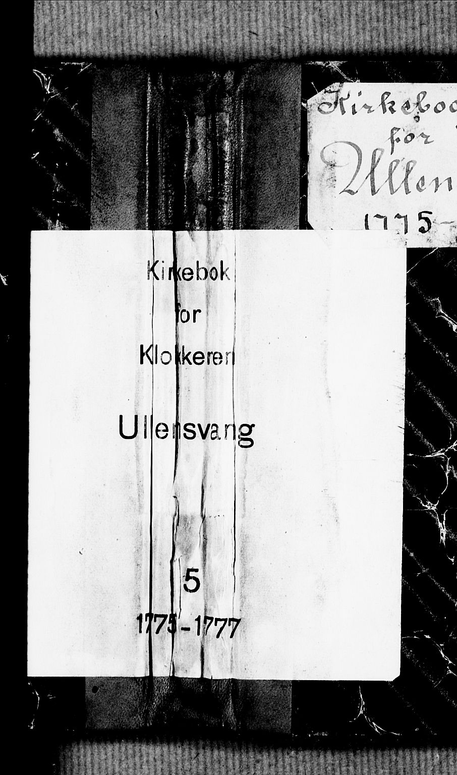 Ullensvang sokneprestembete, AV/SAB-A-78701/H/Hab: Klokkerbok nr. B 4, 1775-1778