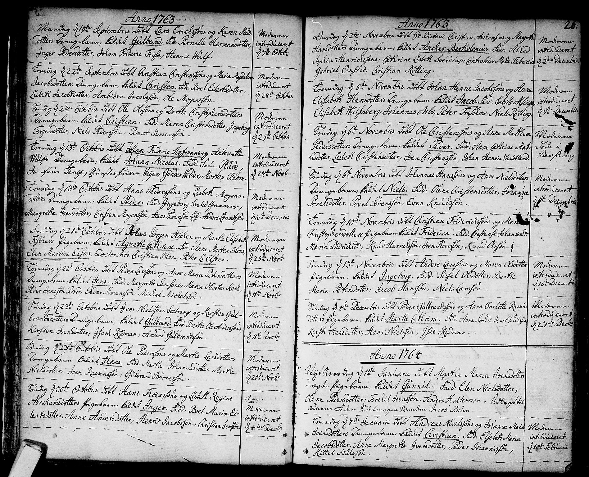 Strømsø kirkebøker, AV/SAKO-A-246/F/Fa/L0009: Ministerialbok nr. I 9, 1752-1791, s. 26
