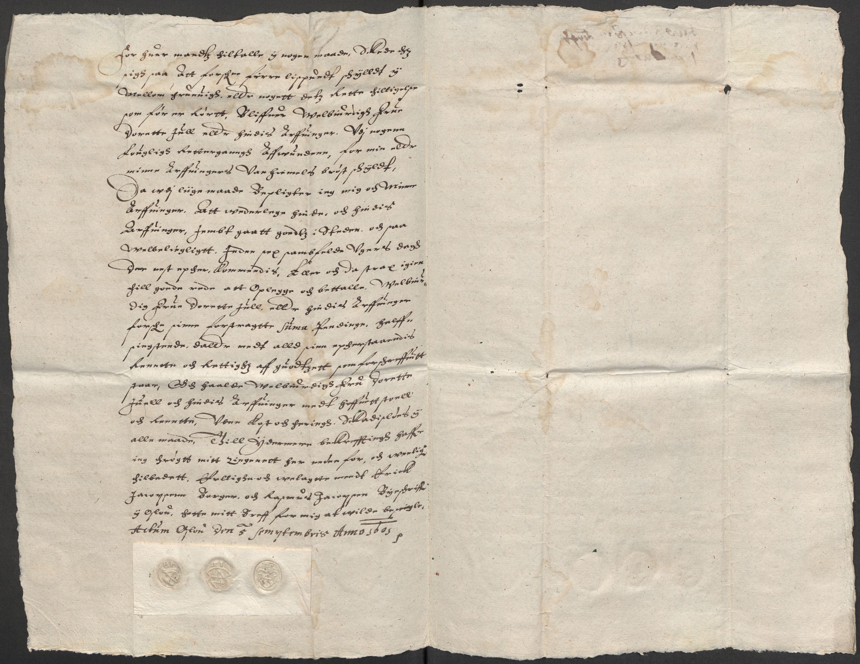 Riksarkivets diplomsamling, AV/RA-EA-5965/F12/L0008: Pk. 8 (II), 1602-1704, s. 15