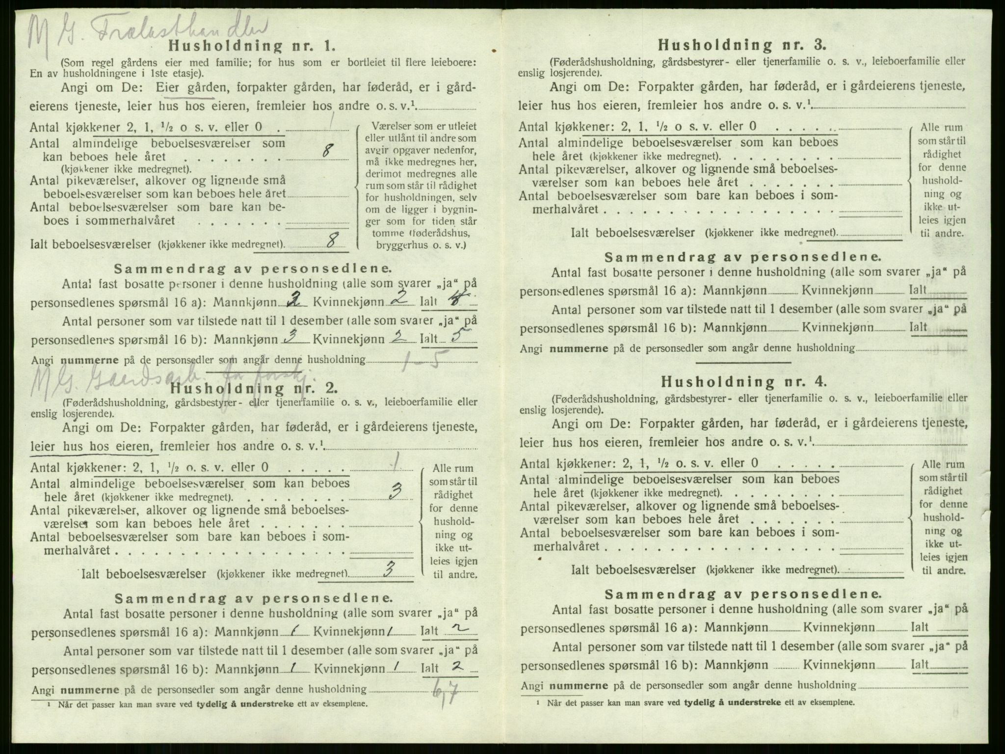 SAKO, Folketelling 1920 for 0715 Botne herred, 1920, s. 990