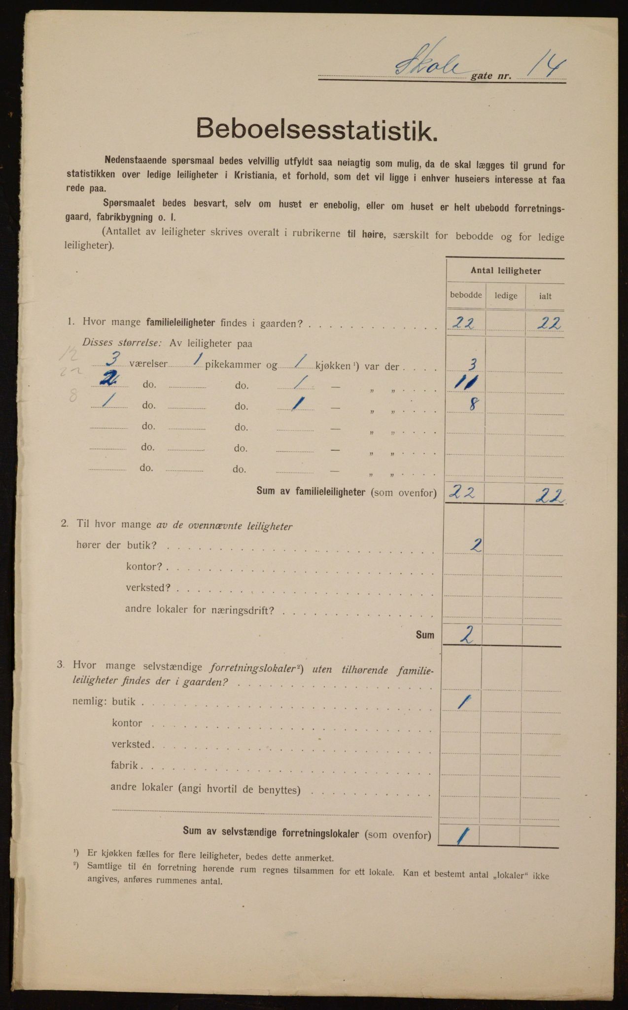 OBA, Kommunal folketelling 1.2.1912 for Kristiania, 1912, s. 96658