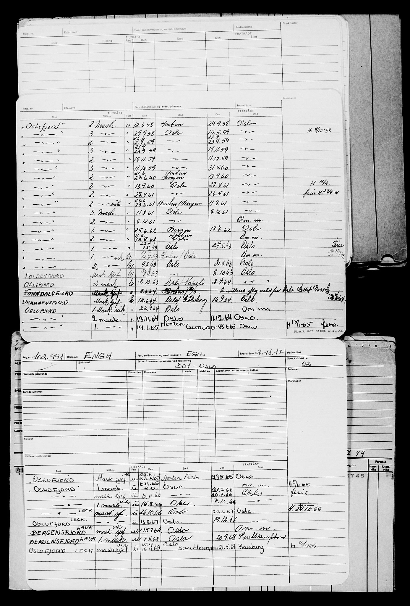 Direktoratet for sjømenn, AV/RA-S-3545/G/Gb/L0153: Hovedkort, 1917, s. 21