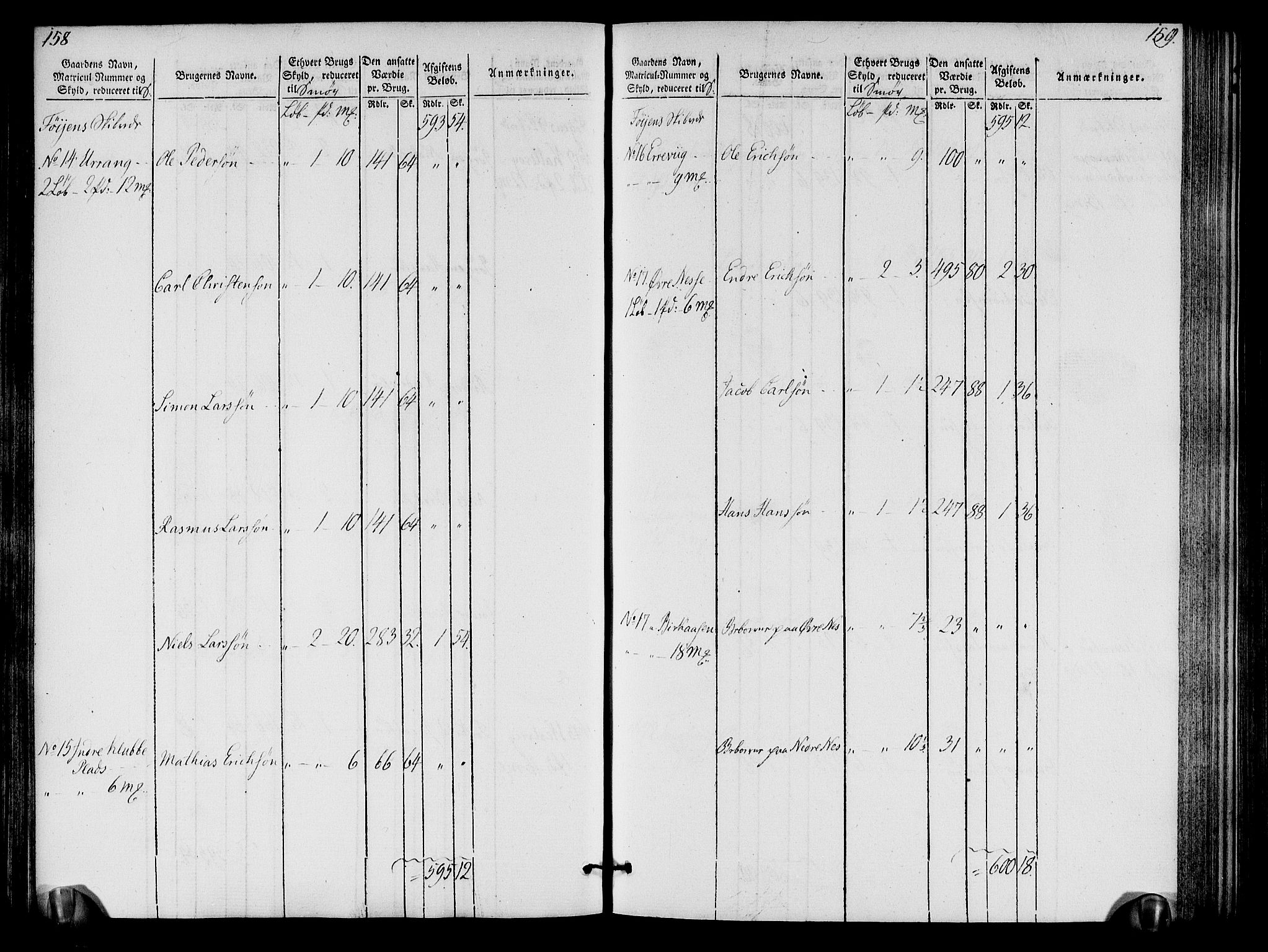 Rentekammeret inntil 1814, Realistisk ordnet avdeling, AV/RA-EA-4070/N/Ne/Nea/L0109: Sunnhordland og Hardanger fogderi. Oppebørselsregister, 1803-1804, s. 82