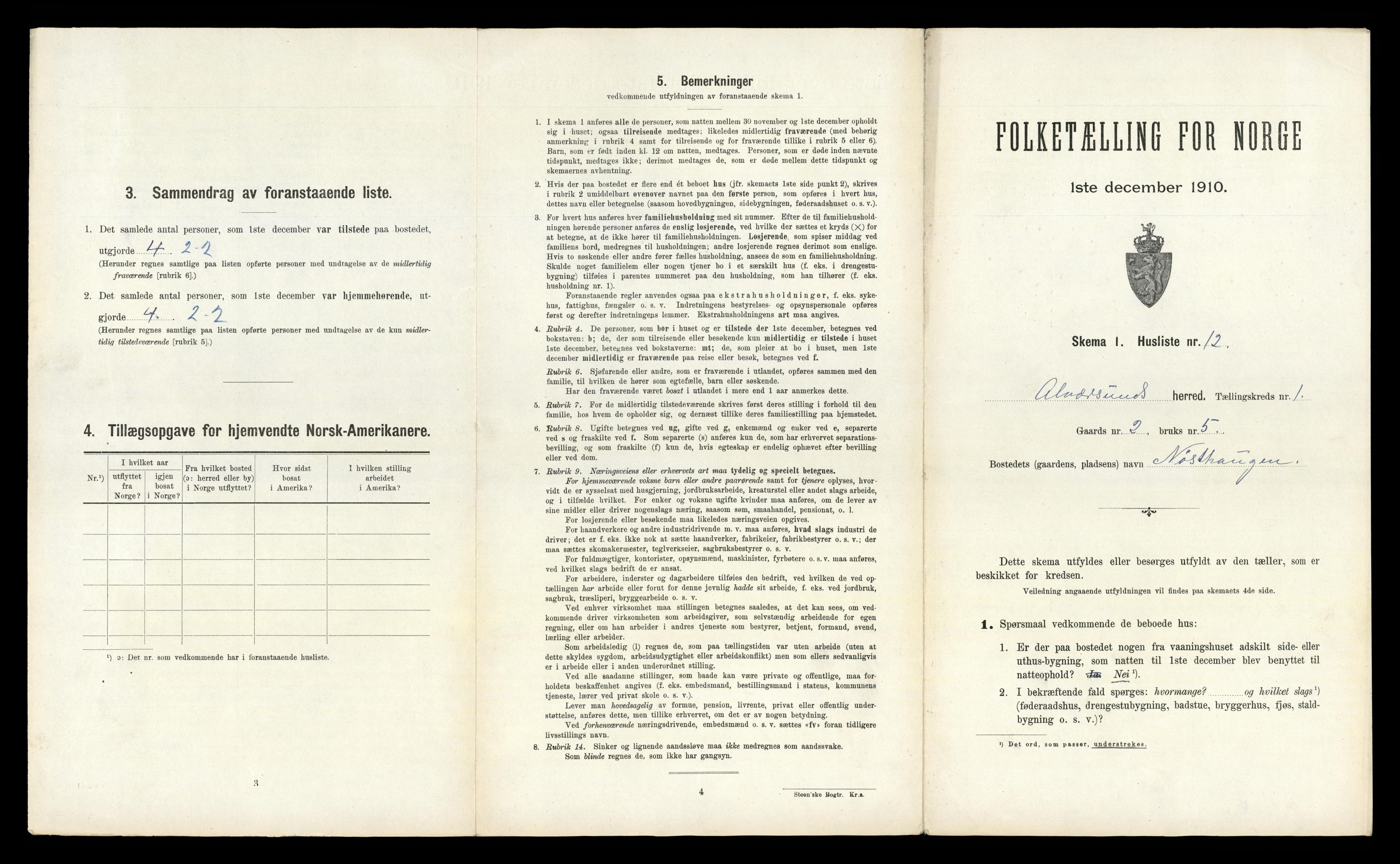 RA, Folketelling 1910 for 1257 Alversund herred, 1910, s. 76