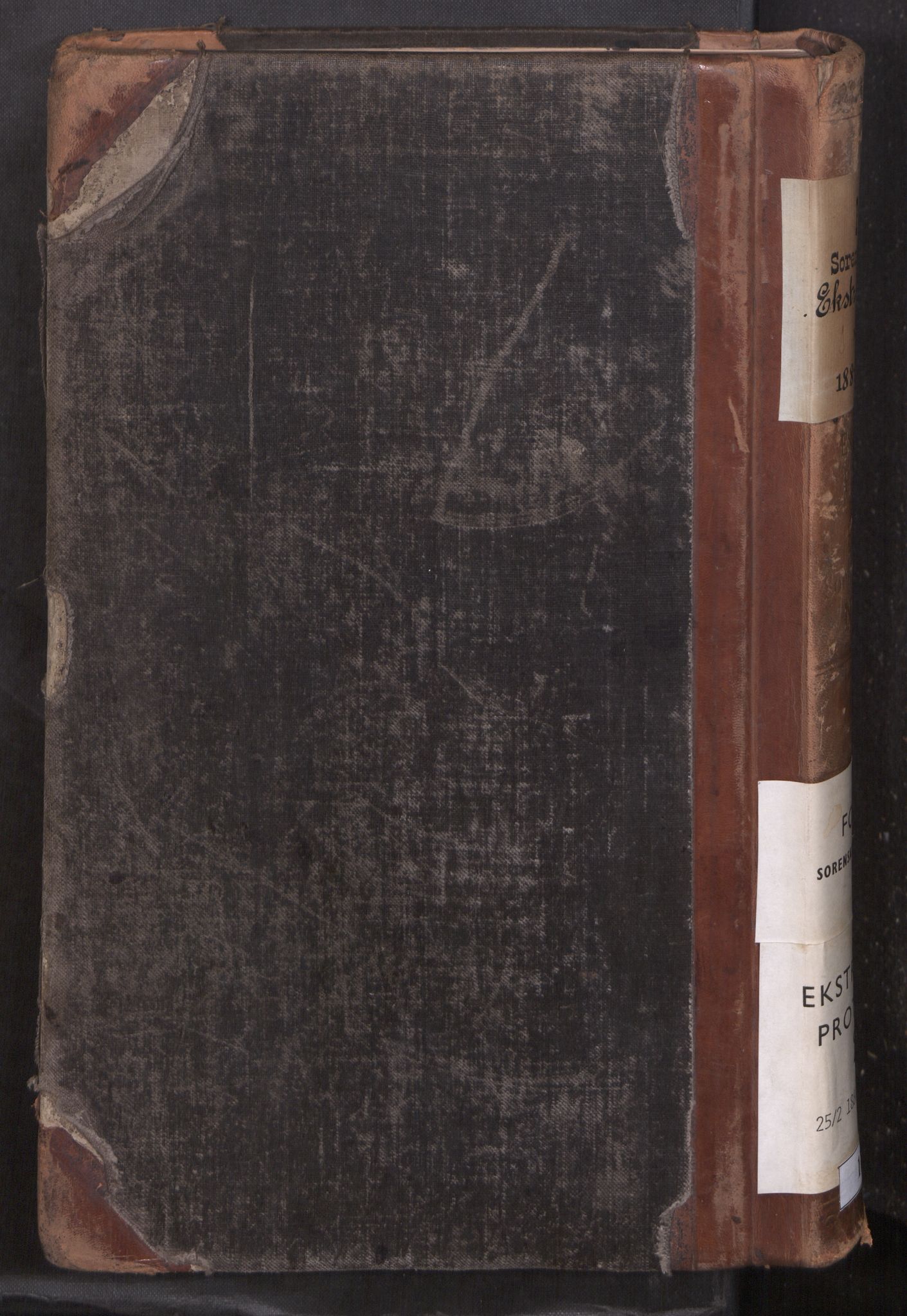 Fosen sorenskriveri, SAT/A-1107/1/1/1B/L0026: Ekstrarettsprotokoll, 1884-1888