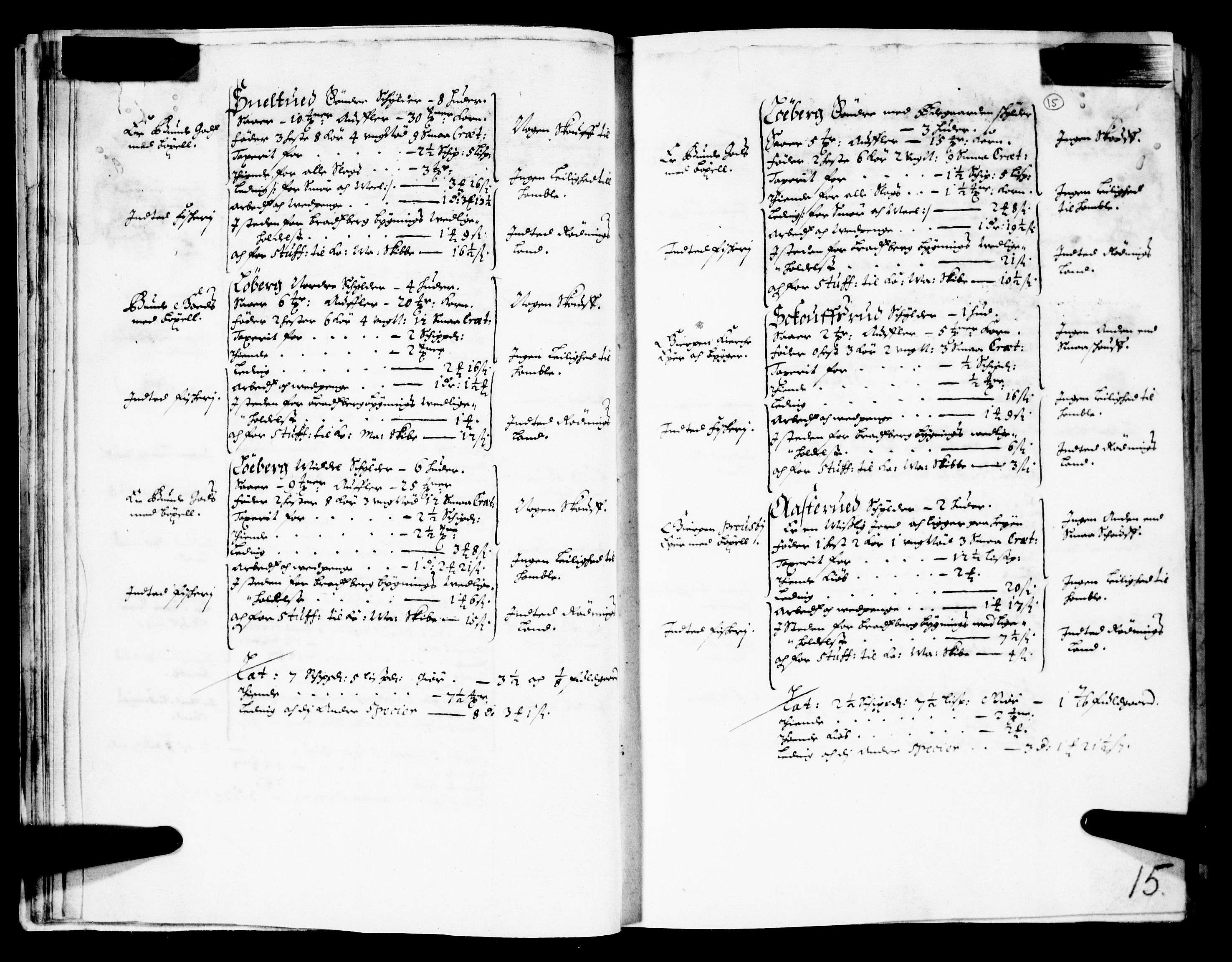 Rentekammeret inntil 1814, Realistisk ordnet avdeling, AV/RA-EA-4070/N/Nb/Nba/L0025: Bamble fogderi, 1665, s. 14b-15a