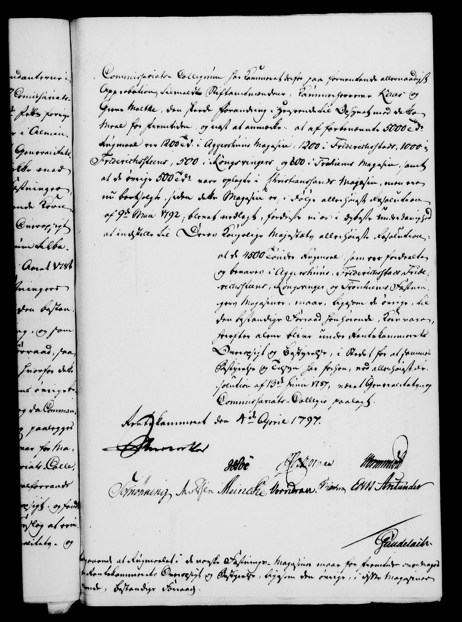 Rentekammeret, Kammerkanselliet, RA/EA-3111/G/Gf/Gfa/L0079: Norsk relasjons- og resolusjonsprotokoll (merket RK 52.79), 1797, s. 140