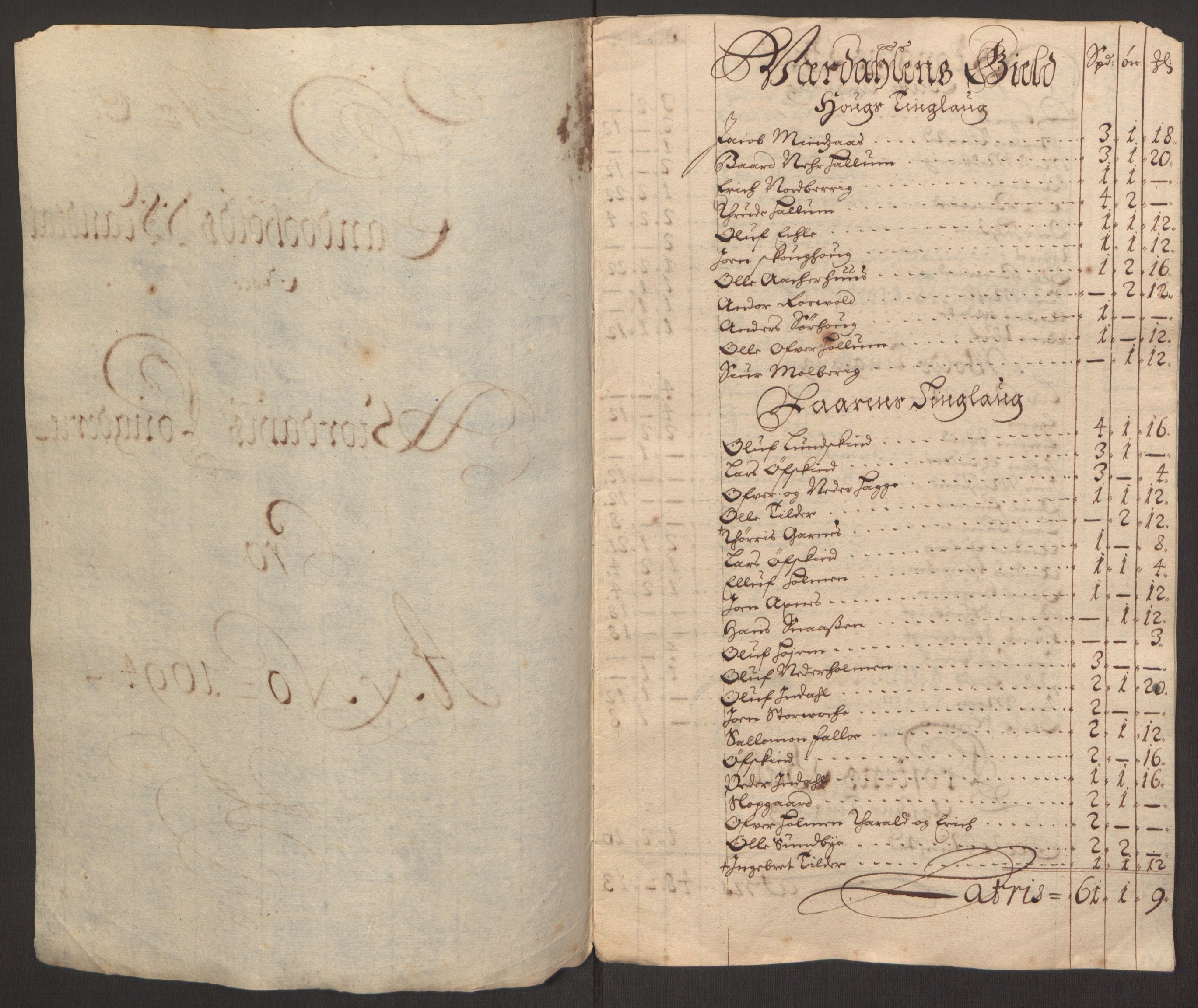 Rentekammeret inntil 1814, Reviderte regnskaper, Fogderegnskap, RA/EA-4092/R62/L4186: Fogderegnskap Stjørdal og Verdal, 1693-1694, s. 196