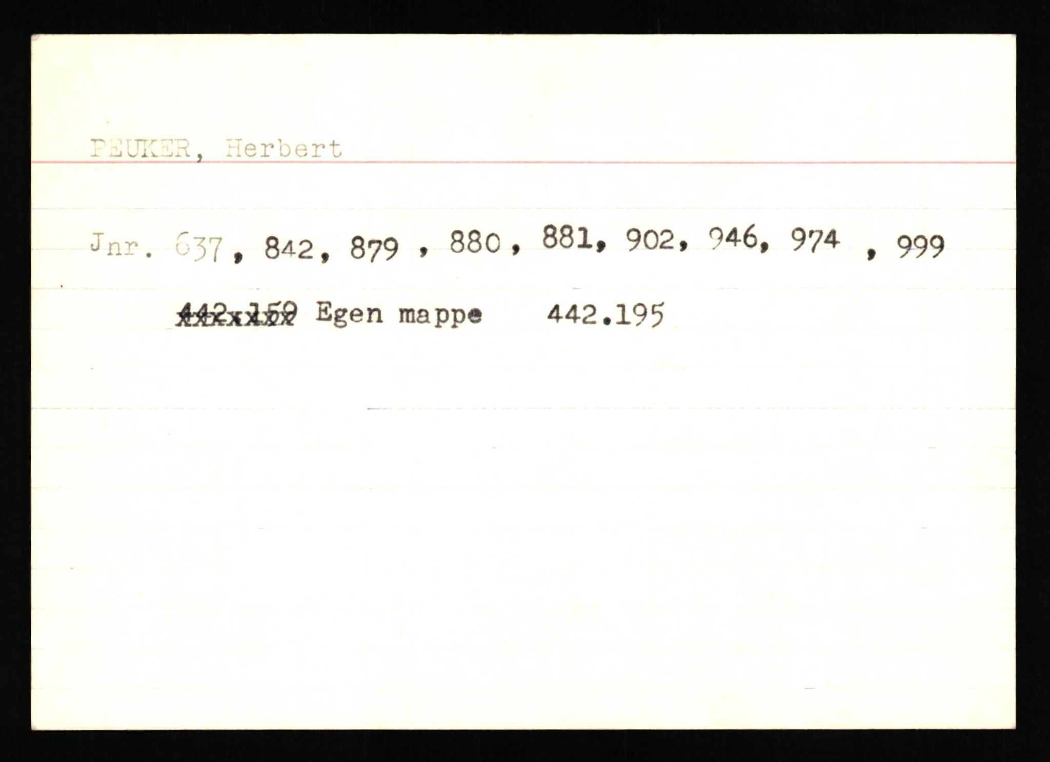 Forsvaret, Forsvarets overkommando II, AV/RA-RAFA-3915/D/Db/L0026: CI Questionaires. Tyske okkupasjonsstyrker i Norge. Tyskere., 1945-1946, s. 27