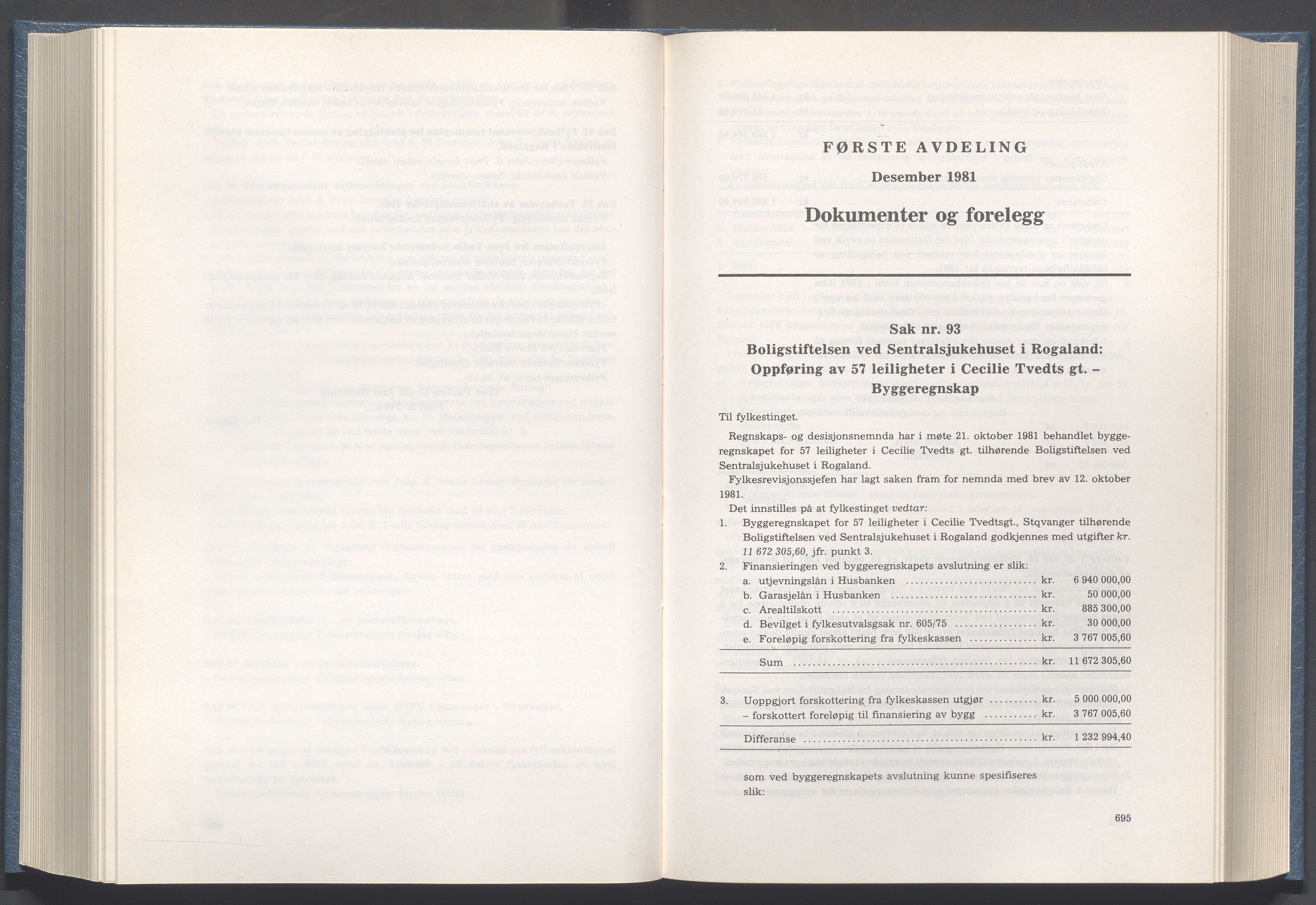 Rogaland fylkeskommune - Fylkesrådmannen , IKAR/A-900/A/Aa/Aaa/L0101: Møtebok , 1981, s. 694-695