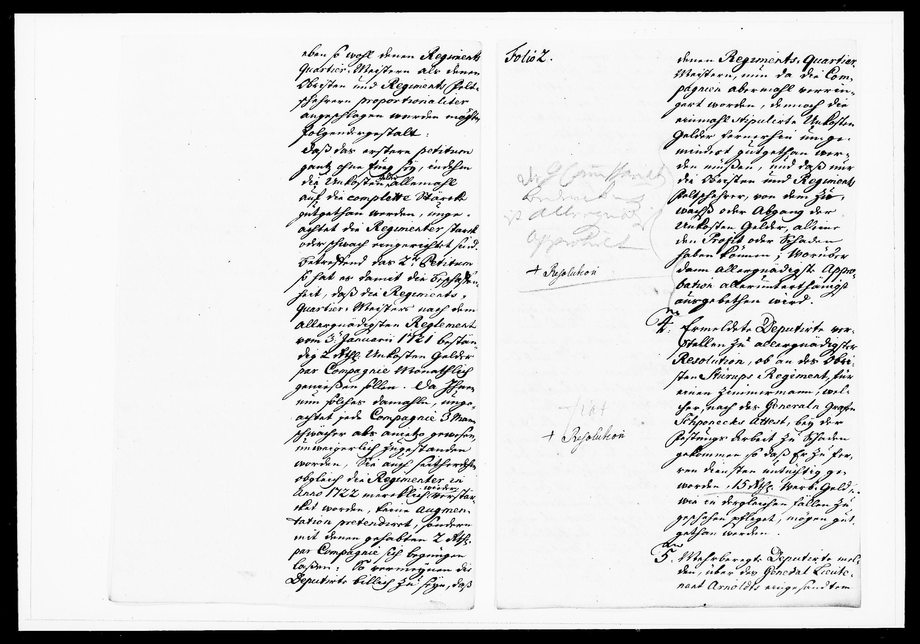 Krigskollegiet, Krigskancelliet, DRA/A-0006/-/1143-1150: Refererede sager, 1738, s. 225