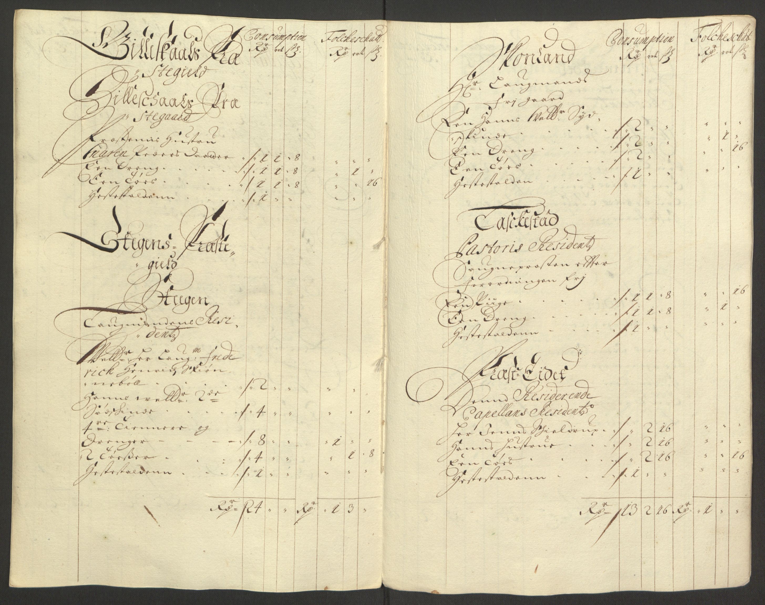 Rentekammeret inntil 1814, Reviderte regnskaper, Fogderegnskap, RA/EA-4092/R66/L4578: Fogderegnskap Salten, 1694-1696, s. 157