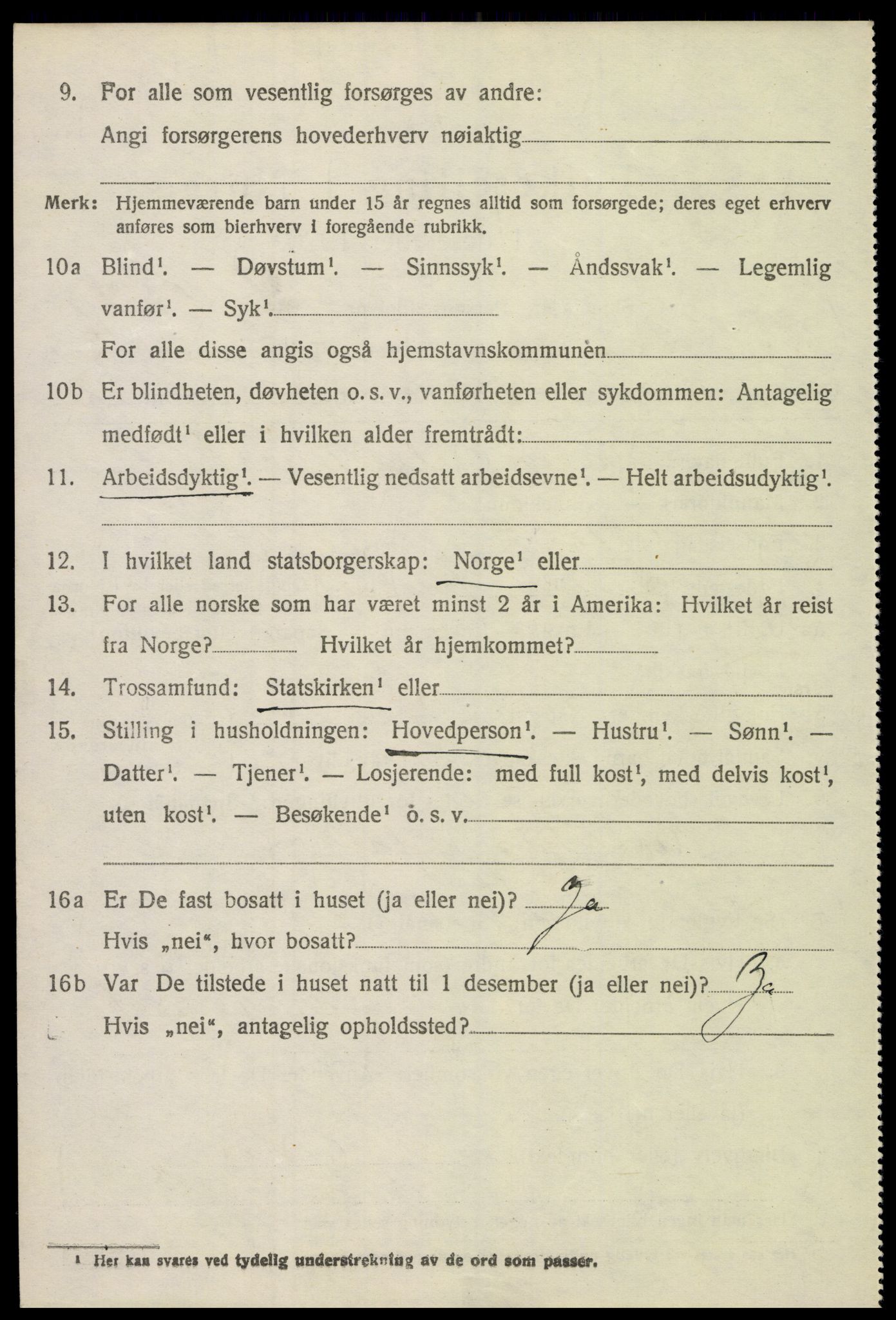 SAH, Folketelling 1920 for 0536 Søndre Land herred, 1920, s. 4268