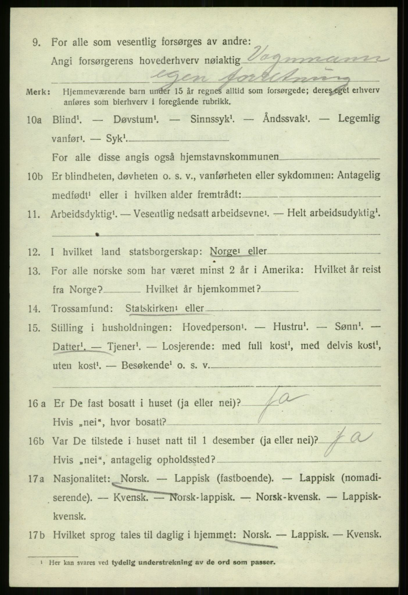 SATØ, Folketelling 1920 for 1934 Tromsøysund herred, 1920, s. 14231