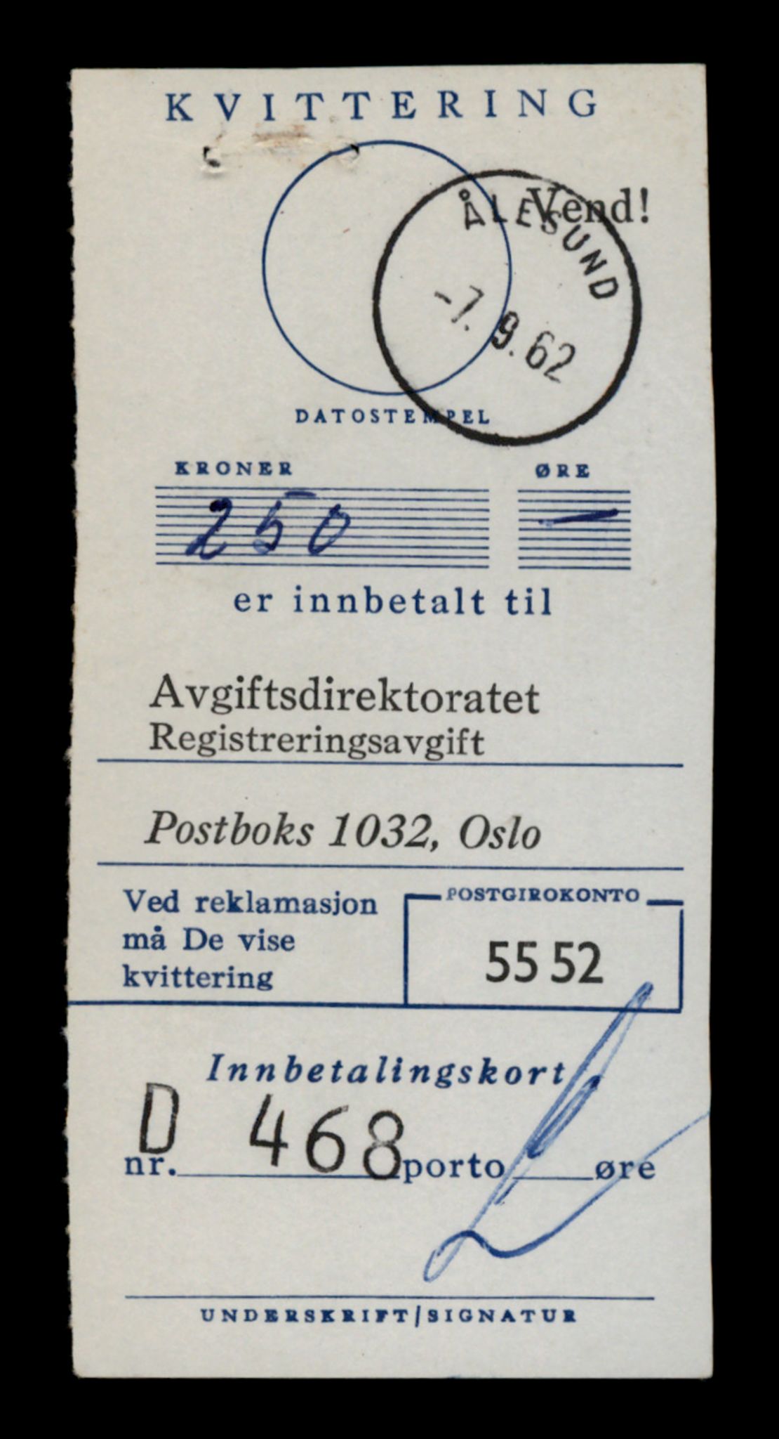 Møre og Romsdal vegkontor - Ålesund trafikkstasjon, SAT/A-4099/F/Fe/L0015: Registreringskort for kjøretøy T 1700 - T 1850, 1927-1998, s. 71