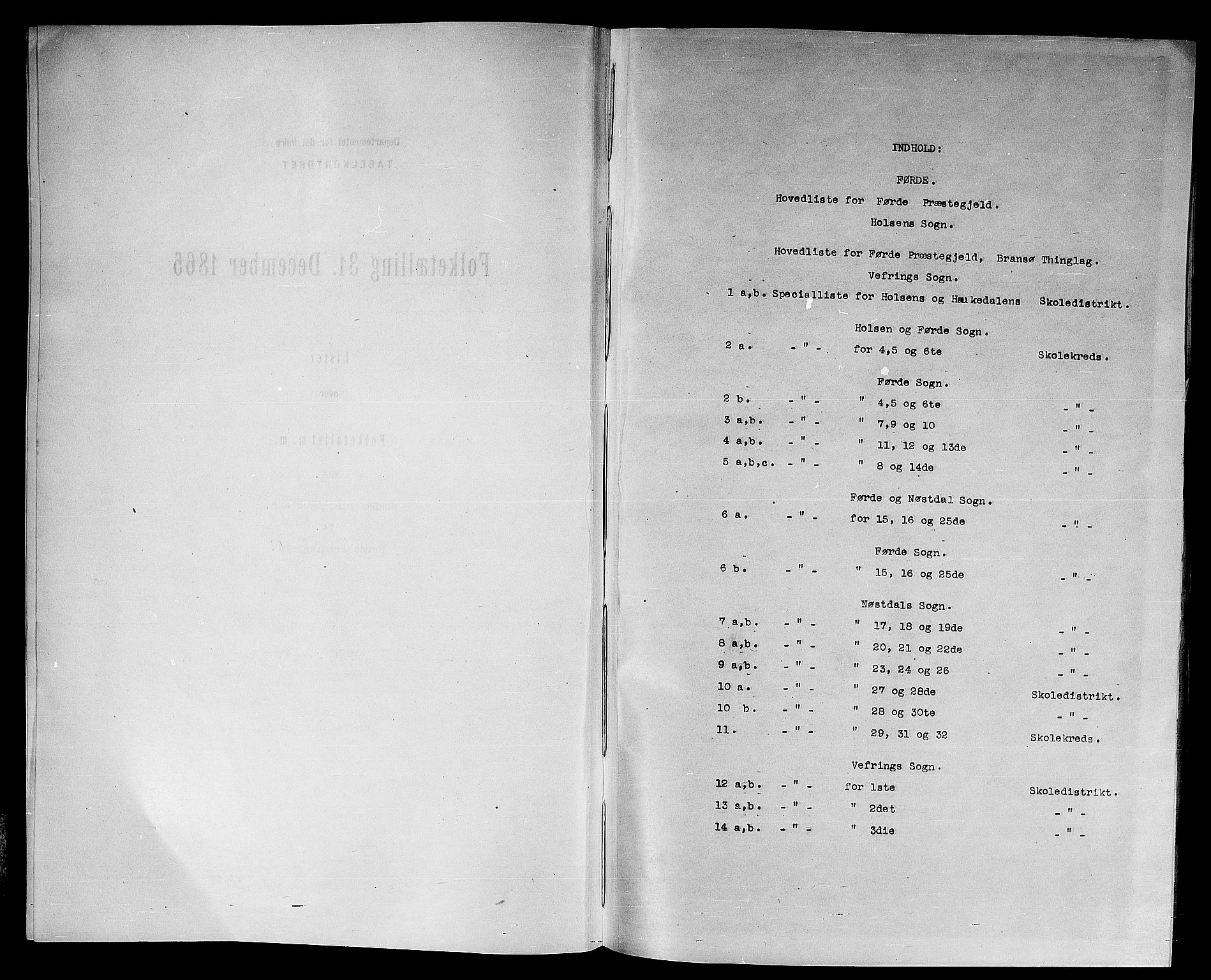 RA, Folketelling 1865 for 1432P Førde prestegjeld, 1865, s. 4