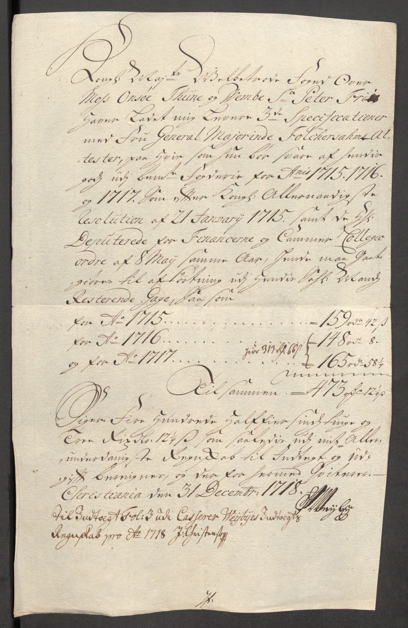 Rentekammeret inntil 1814, Reviderte regnskaper, Fogderegnskap, AV/RA-EA-4092/R04/L0142: Fogderegnskap Moss, Onsøy, Tune, Veme og Åbygge, 1717, s. 138