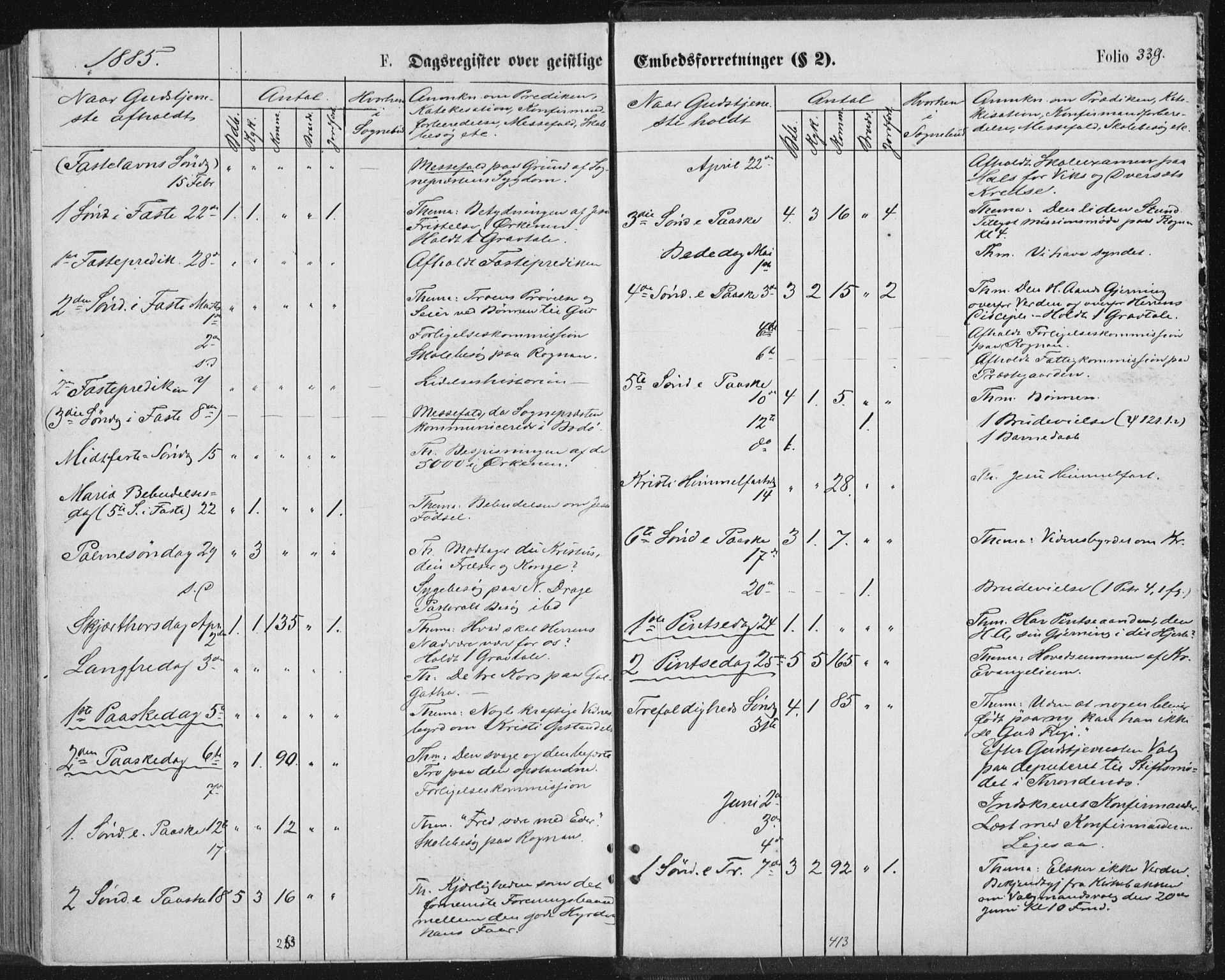 Ministerialprotokoller, klokkerbøker og fødselsregistre - Nordland, AV/SAT-A-1459/847/L0668: Ministerialbok nr. 847A08, 1872-1886, s. 339
