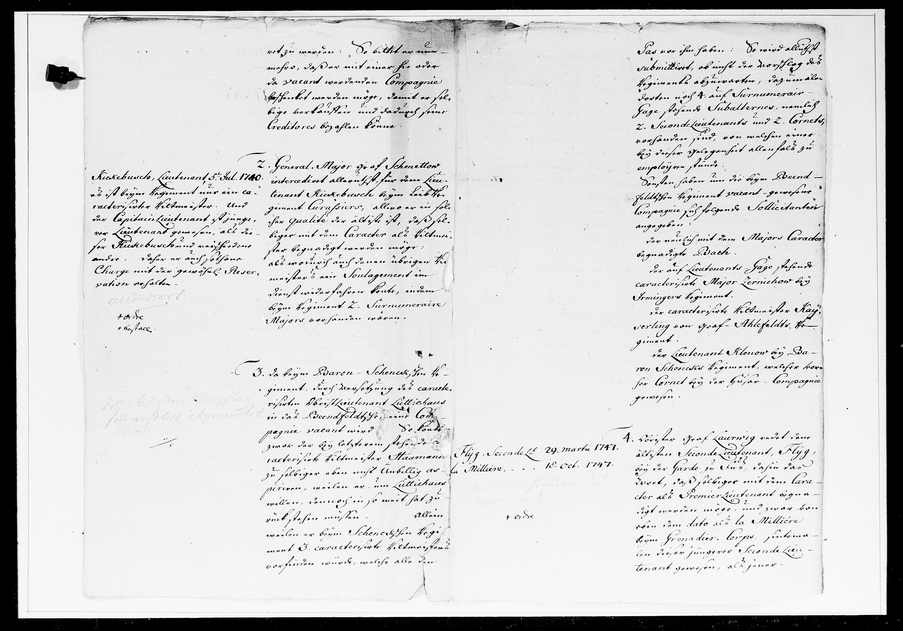 Krigskollegiet, Krigskancelliet, DRA/A-0006/-/1241-1247: Refererede sager, 1753, s. 218