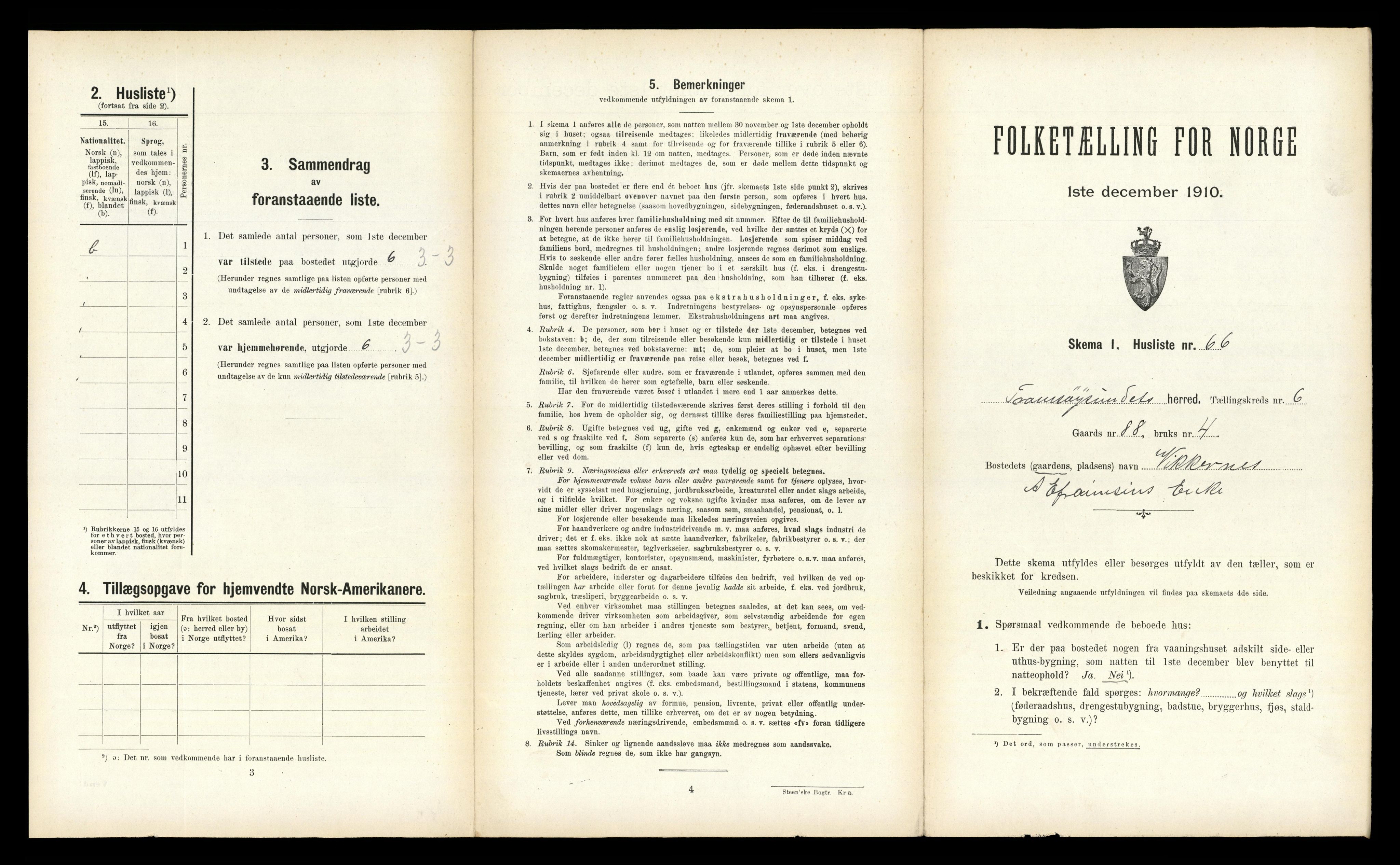 RA, Folketelling 1910 for 1934 Tromsøysund herred, 1910, s. 1315