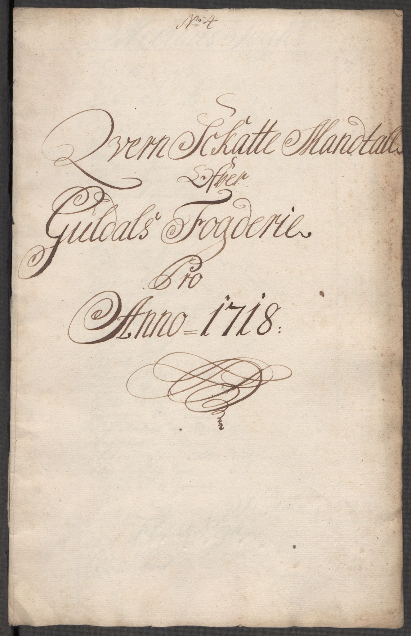 Rentekammeret inntil 1814, Reviderte regnskaper, Fogderegnskap, AV/RA-EA-4092/R60/L3972: Fogderegnskap Orkdal og Gauldal, 1718, s. 24