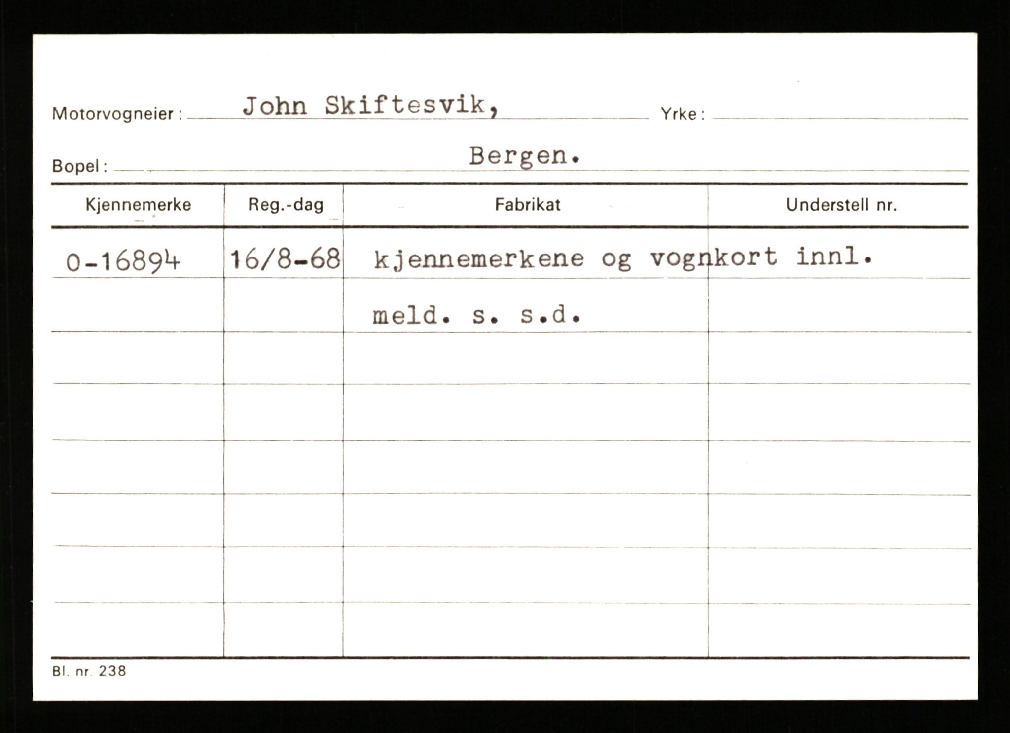 Stavanger trafikkstasjon, SAST/A-101942/0/G/L0004: Registreringsnummer: 15497 - 22957, 1930-1971, s. 735