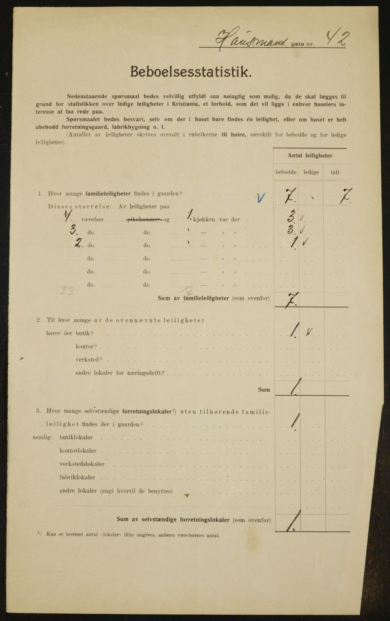 OBA, Kommunal folketelling 1.2.1910 for Kristiania, 1910, s. 33687