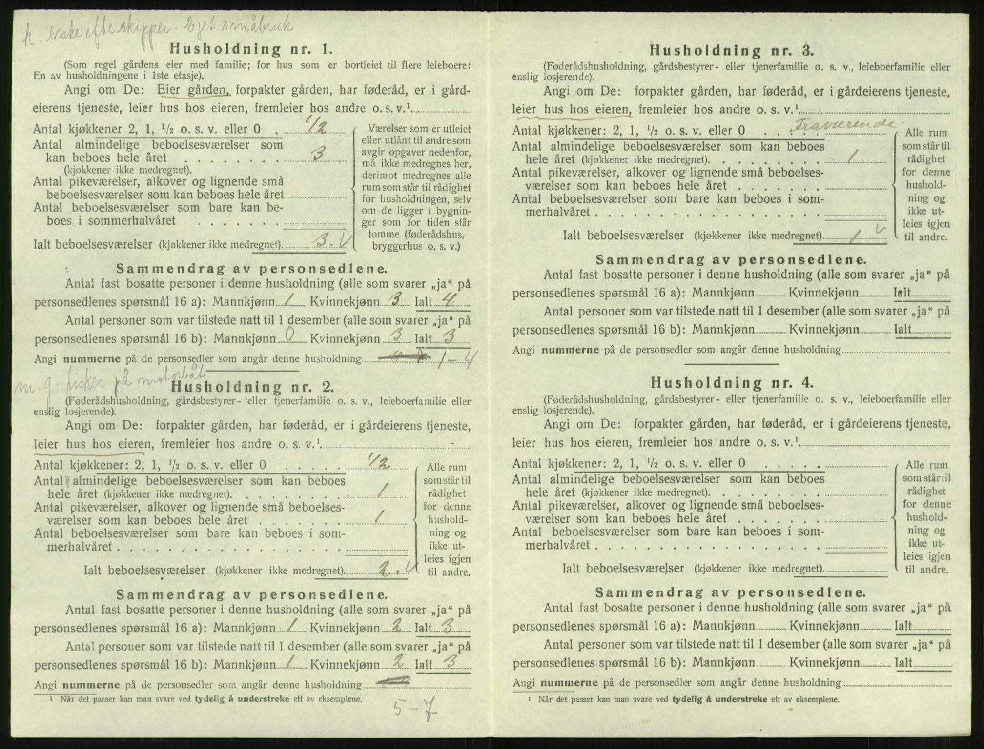 SAT, Folketelling 1920 for 1517 Hareid herred, 1920, s. 528