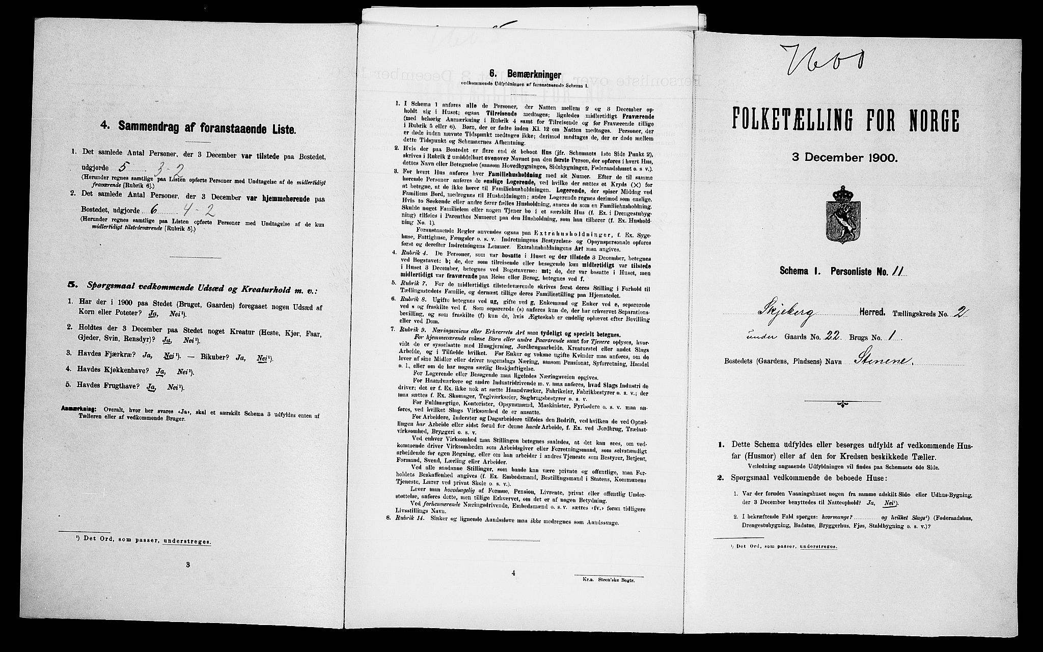 SAO, Folketelling 1900 for 0115 Skjeberg herred, 1900, s. 506
