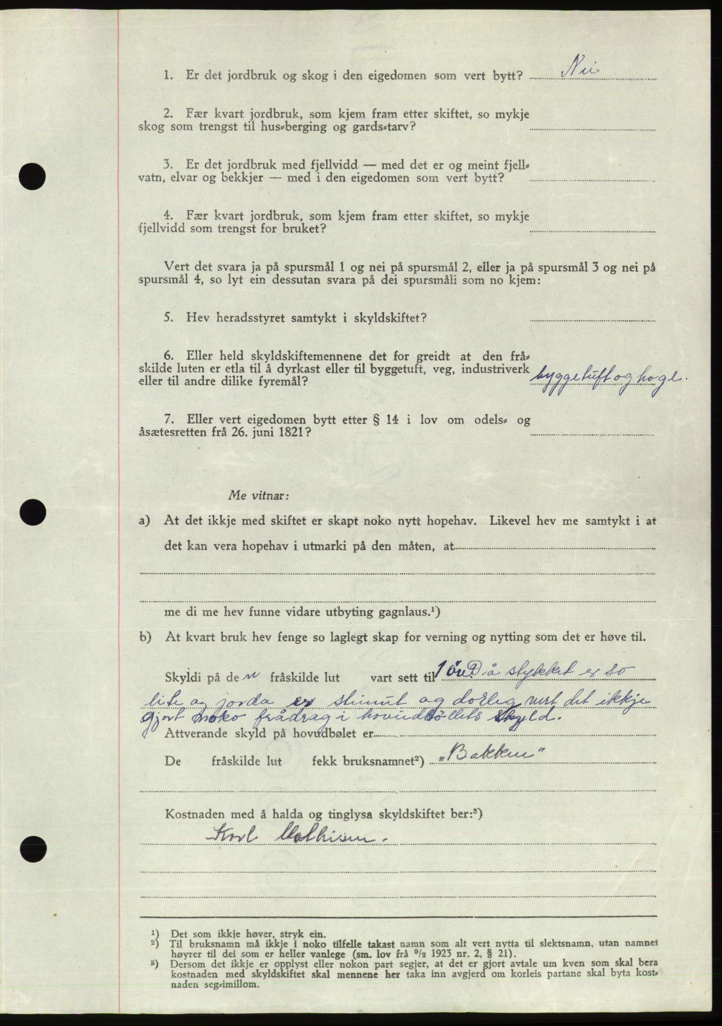 Søre Sunnmøre sorenskriveri, AV/SAT-A-4122/1/2/2C/L0081: Pantebok nr. 7A, 1947-1948, Dagboknr: 1277/1947