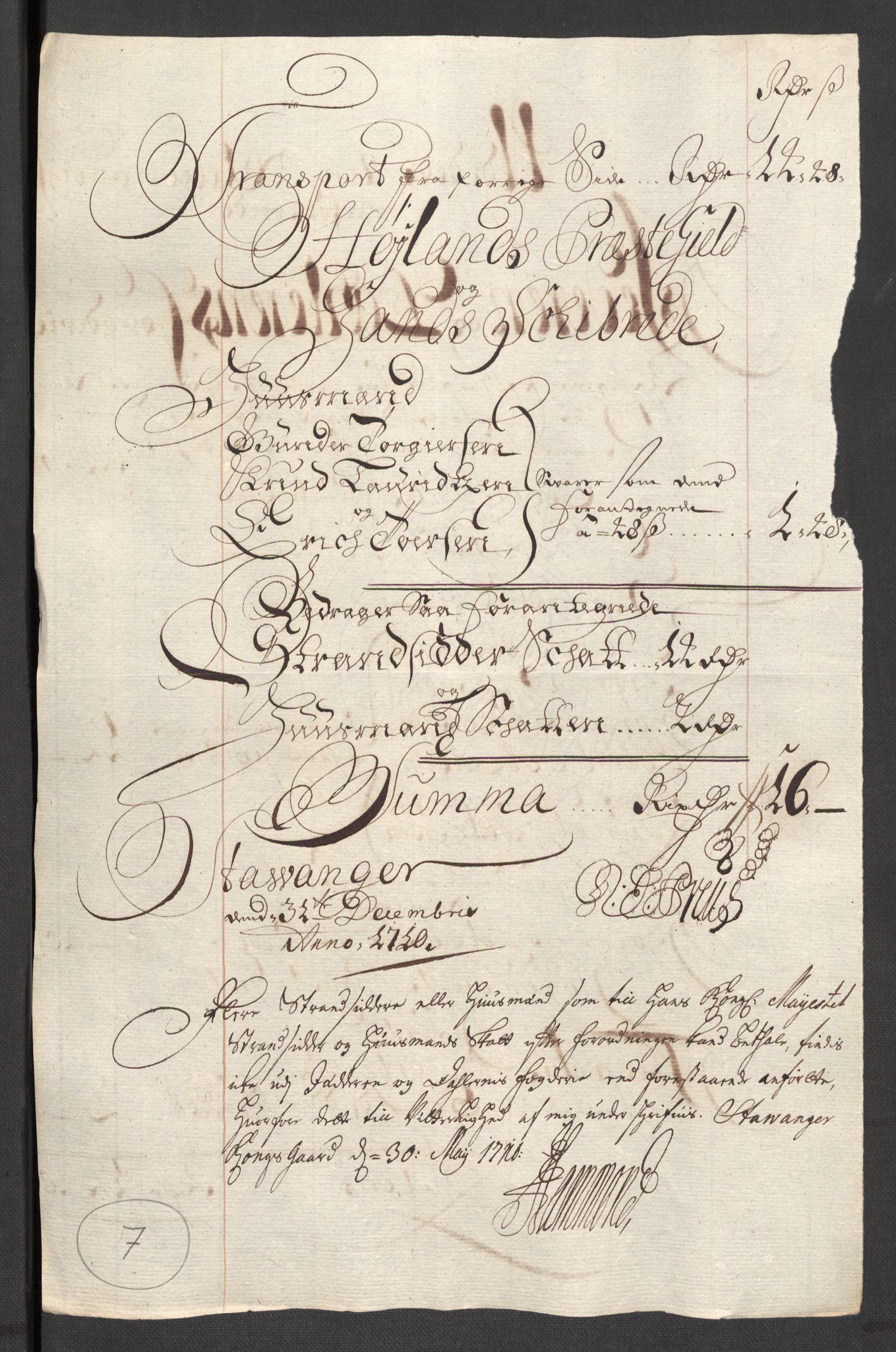 Rentekammeret inntil 1814, Reviderte regnskaper, Fogderegnskap, AV/RA-EA-4092/R46/L2734: Fogderegnskap Jæren og Dalane, 1709-1710, s. 40