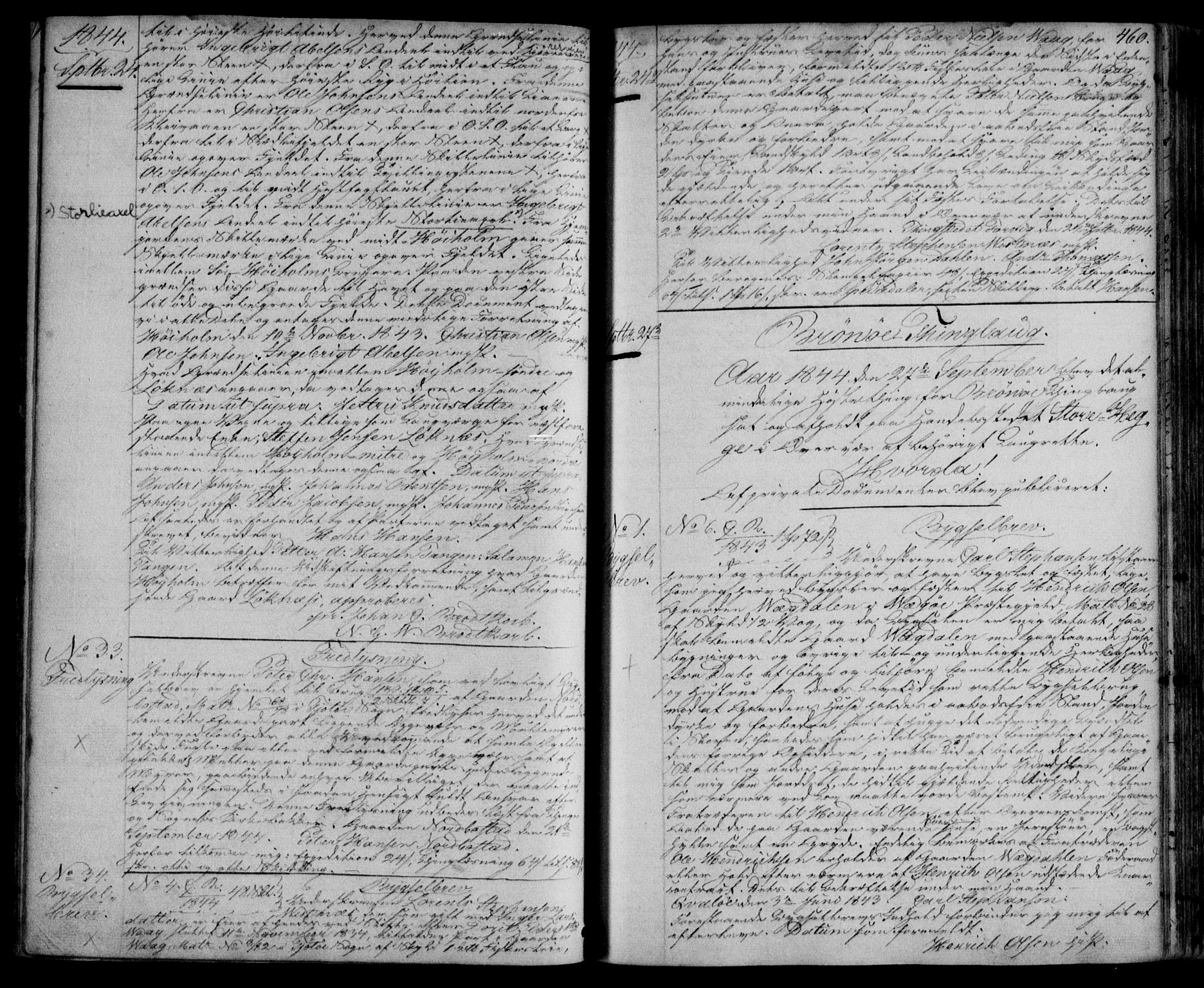 Helgeland sorenskriveri, SAT/A-0004/2/2C/L0010: Pantebok nr. 9, 1840-1845, s. 460