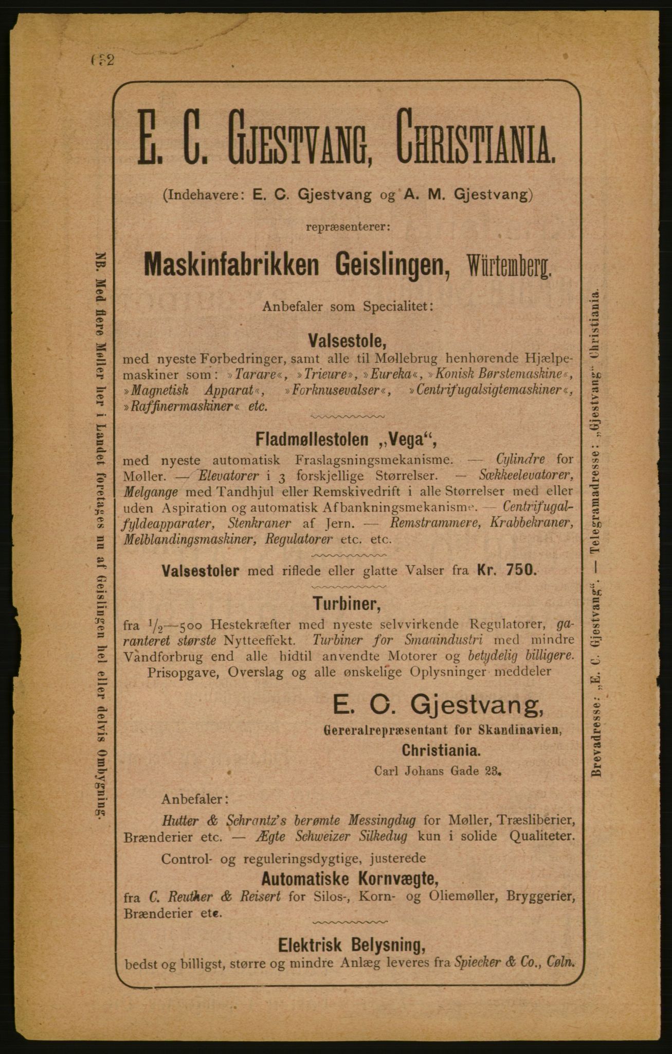 Kristiania/Oslo adressebok, PUBL/-, 1886, s. 632