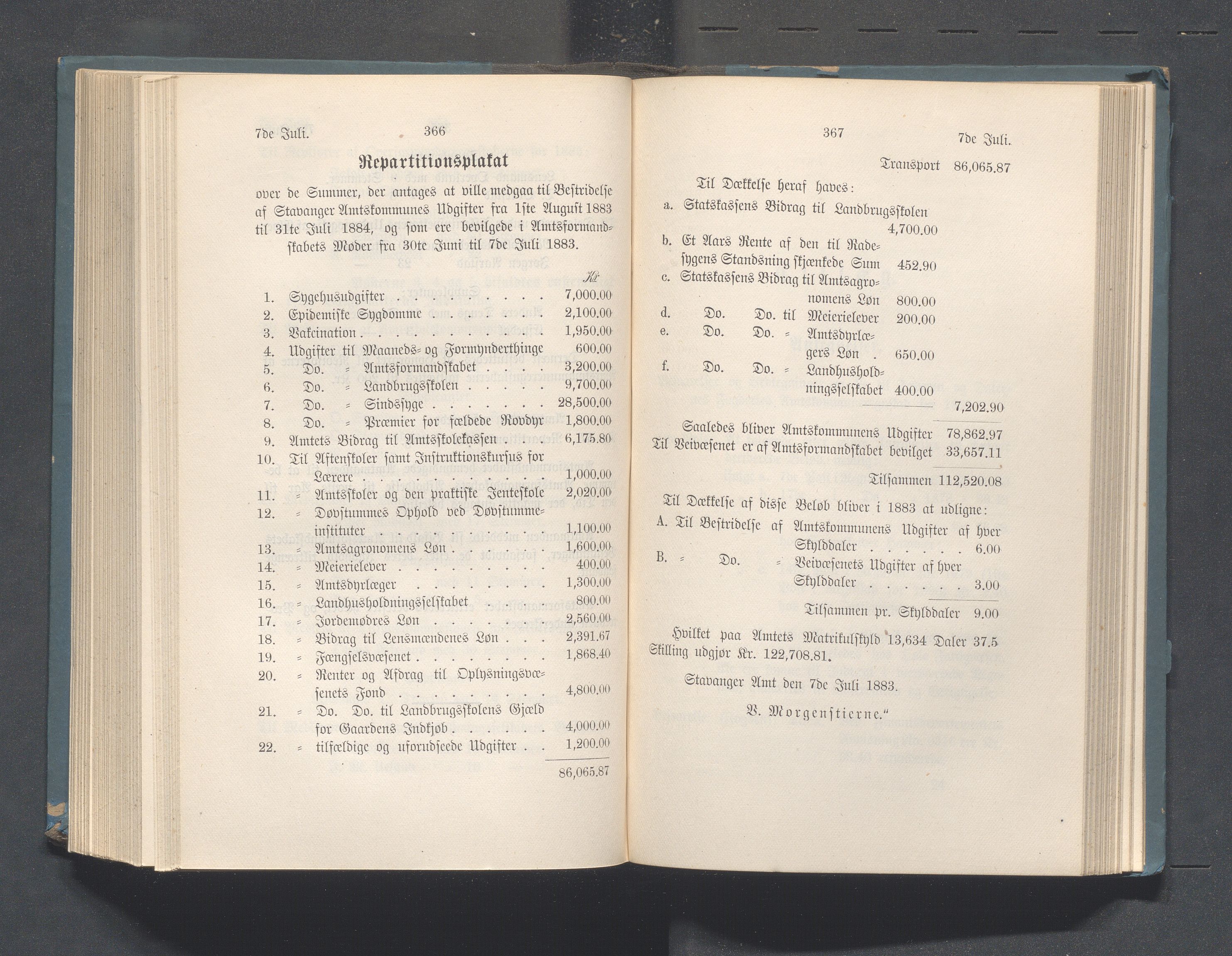 Rogaland fylkeskommune - Fylkesrådmannen , IKAR/A-900/A, 1883, s. 189