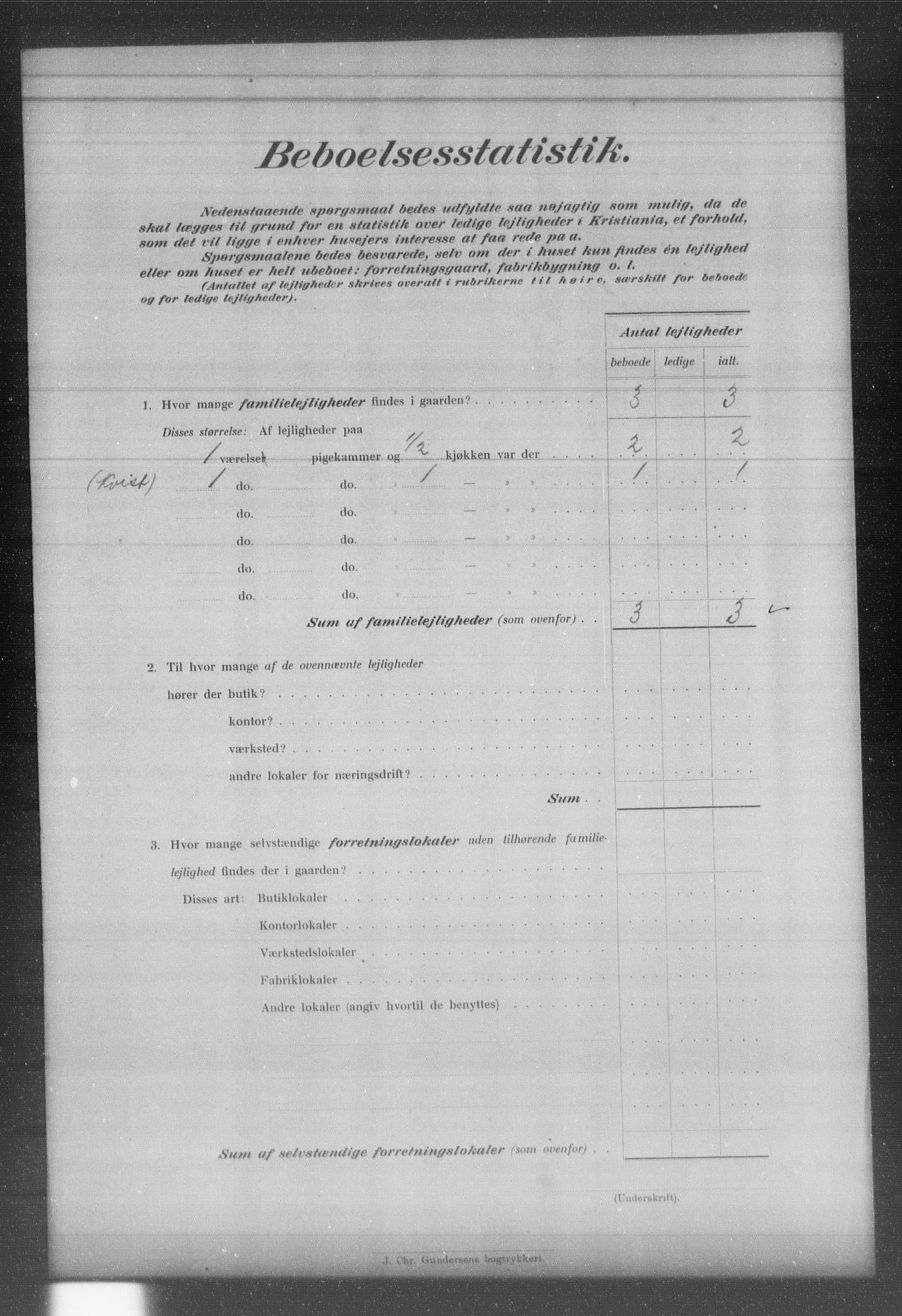 OBA, Kommunal folketelling 31.12.1903 for Kristiania kjøpstad, 1903, s. 5505