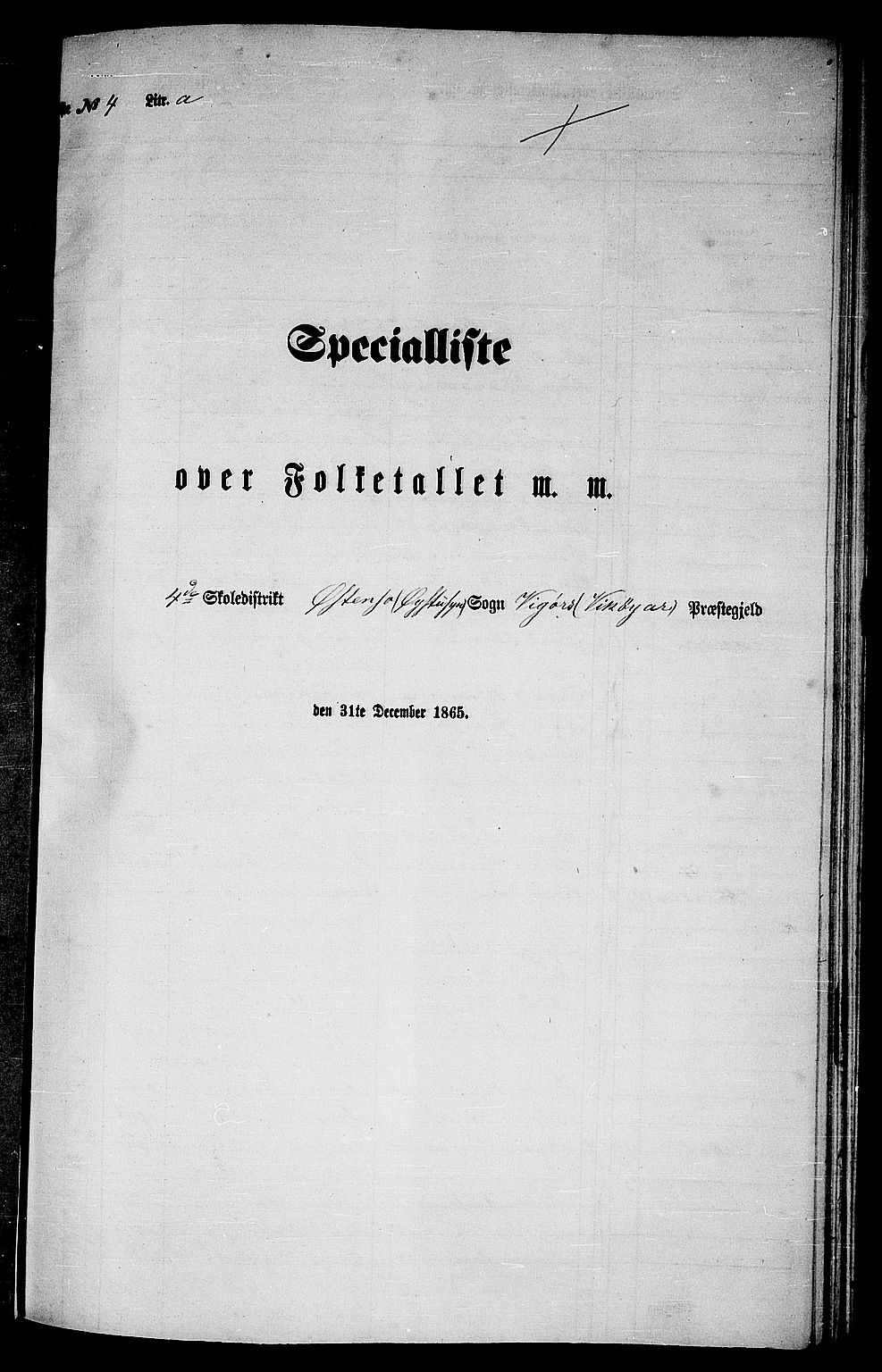 RA, Folketelling 1865 for 1238P Vikør prestegjeld, 1865, s. 57